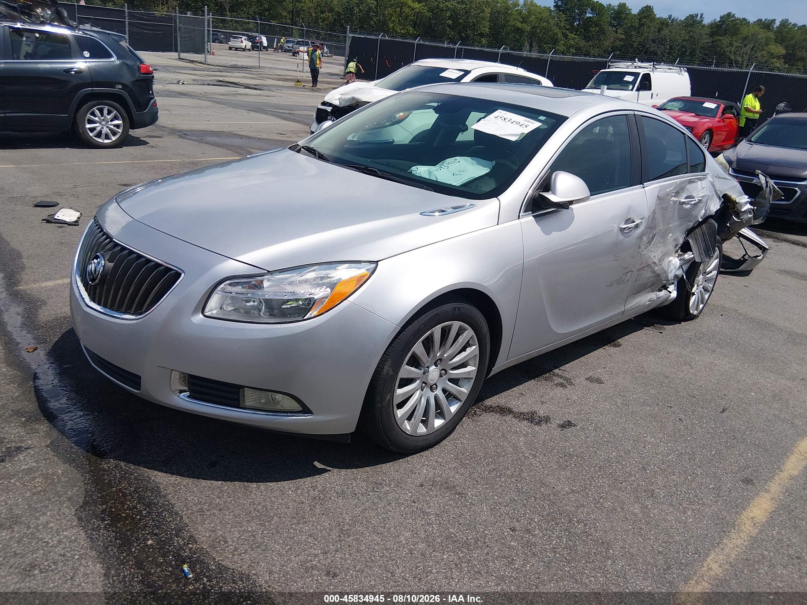 2012 Buick Regal Premium 1 Gray vin: 2G4GS5EK9C9138142