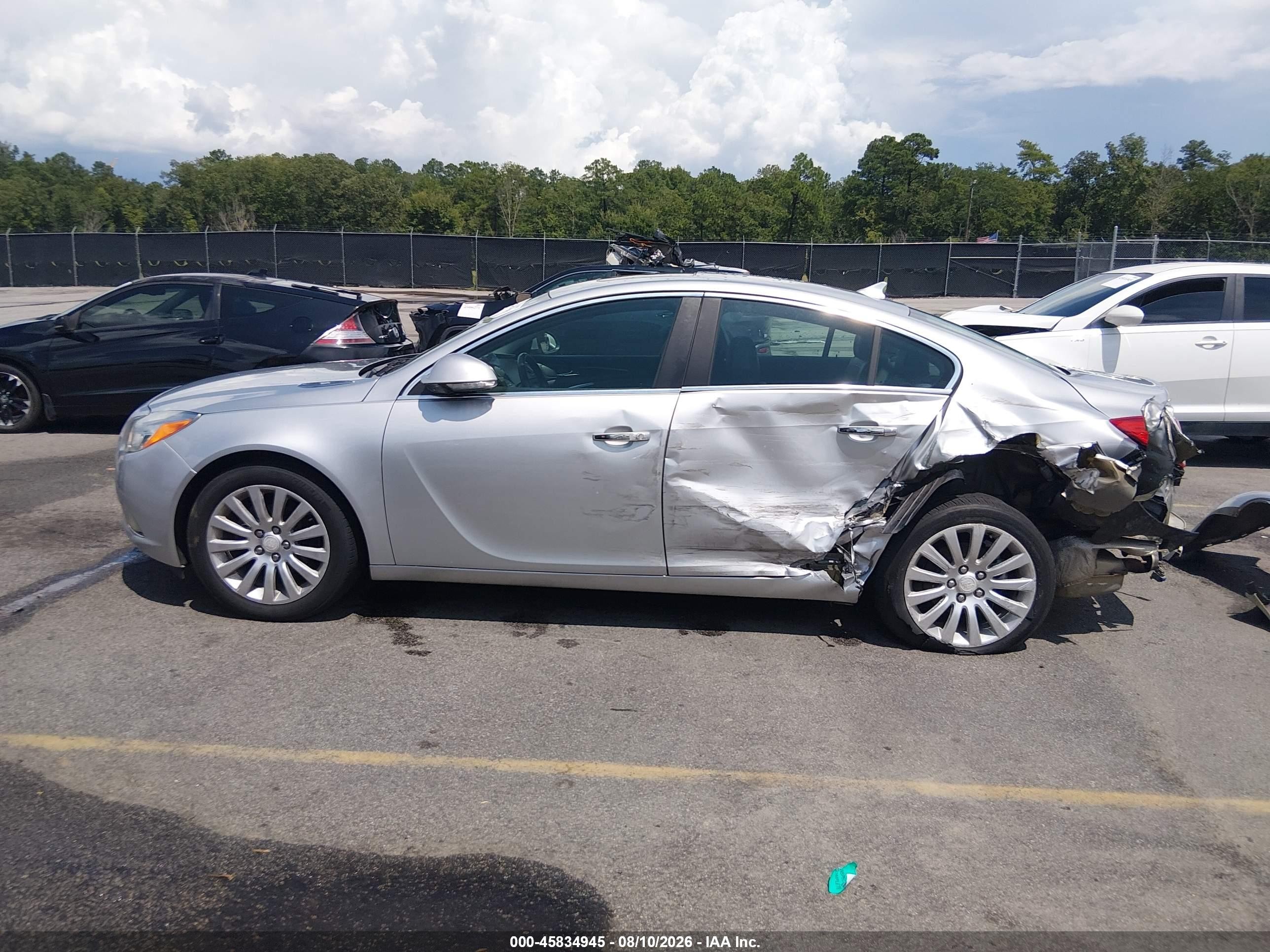 2012 Buick Regal Premium 1 Gray vin: 2G4GS5EK9C9138142