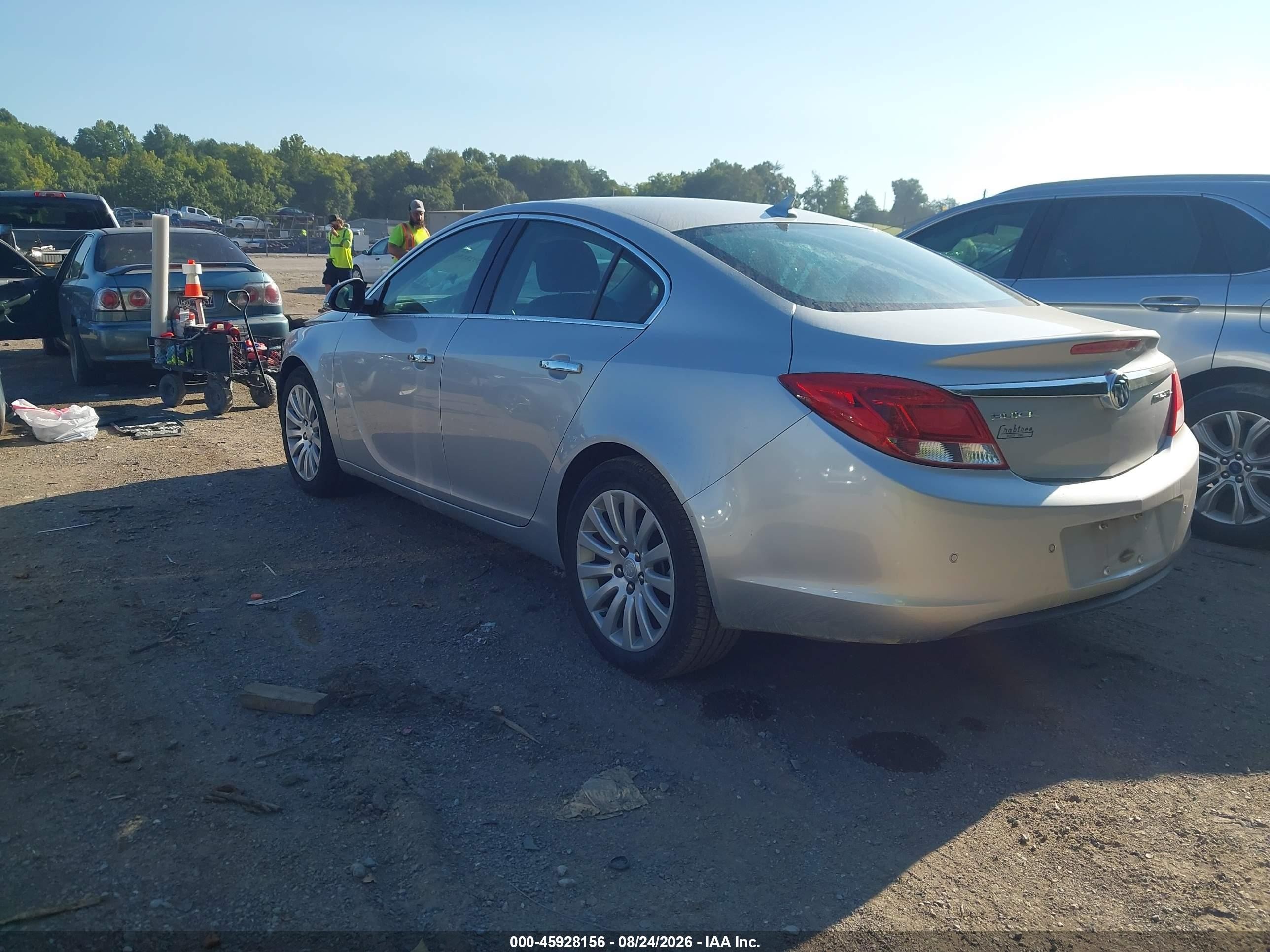 2012 Buick Regal Premium 1 Silver vin: 2G4GS5EK9C9149853