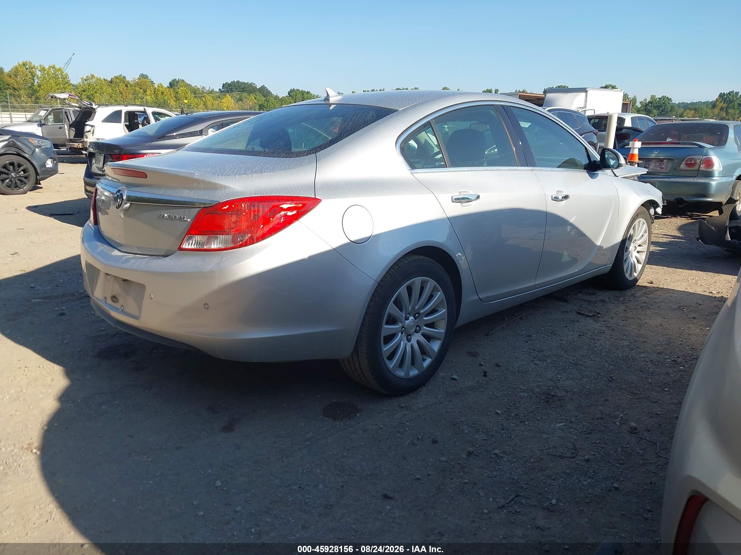 2012 Buick Regal Premium 1 Silver vin: 2G4GS5EK9C9149853