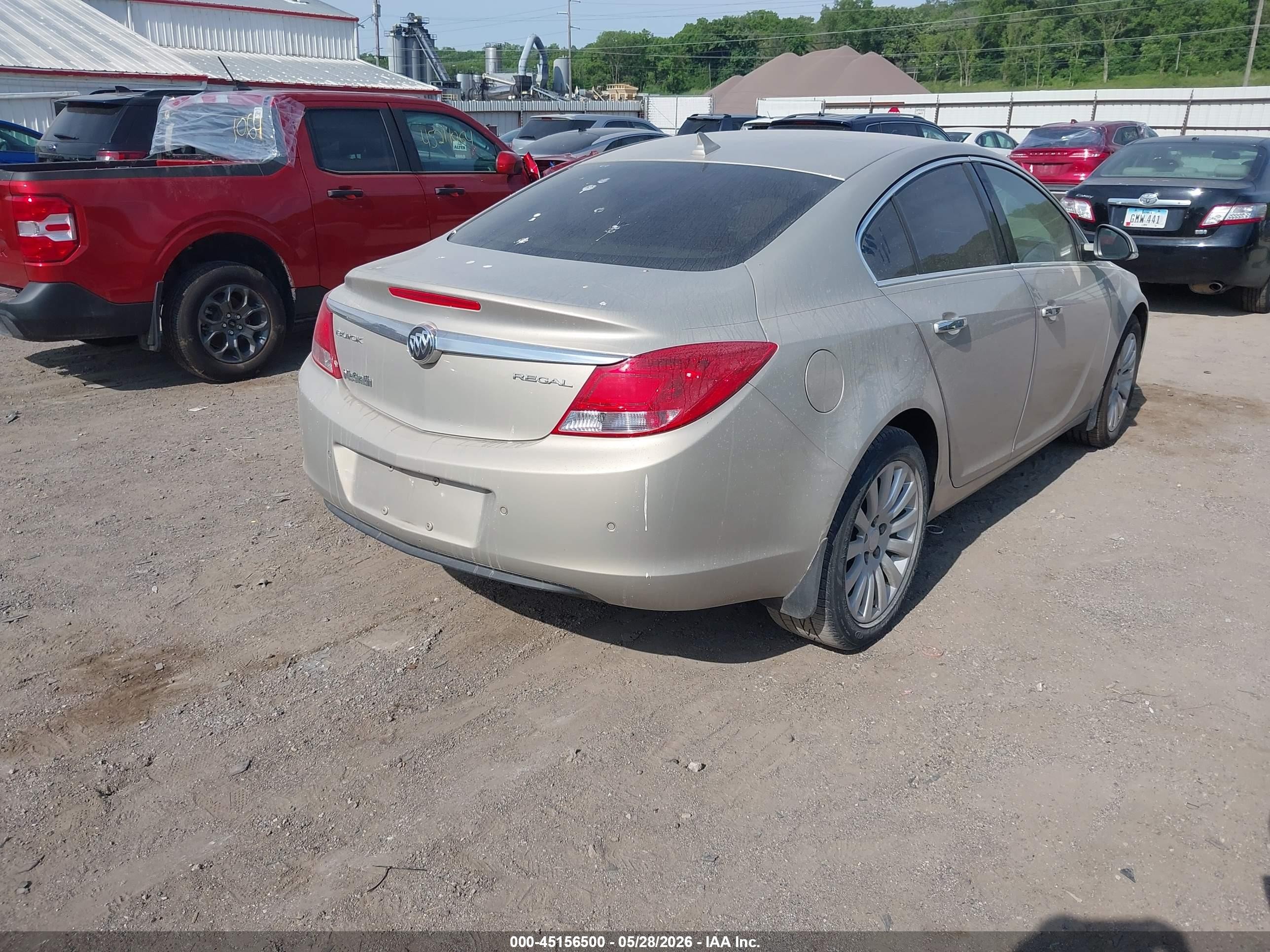 2012 Buick Regal Premium 1 Gold vin: 2G4GS5EK9C9166653