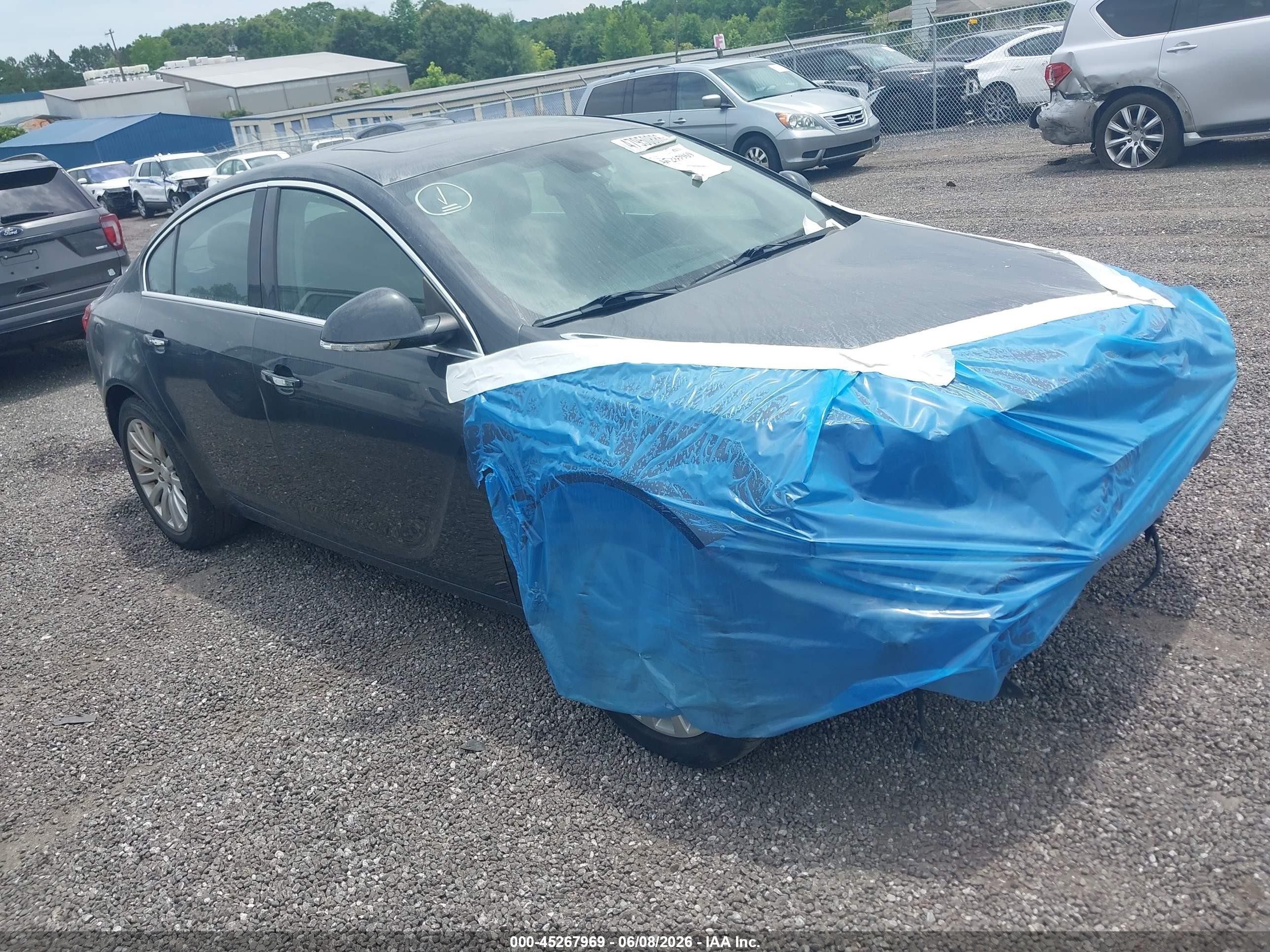 2012 Buick Regal Premium 1 Gray vin: 2G4GS5EK9C9167771