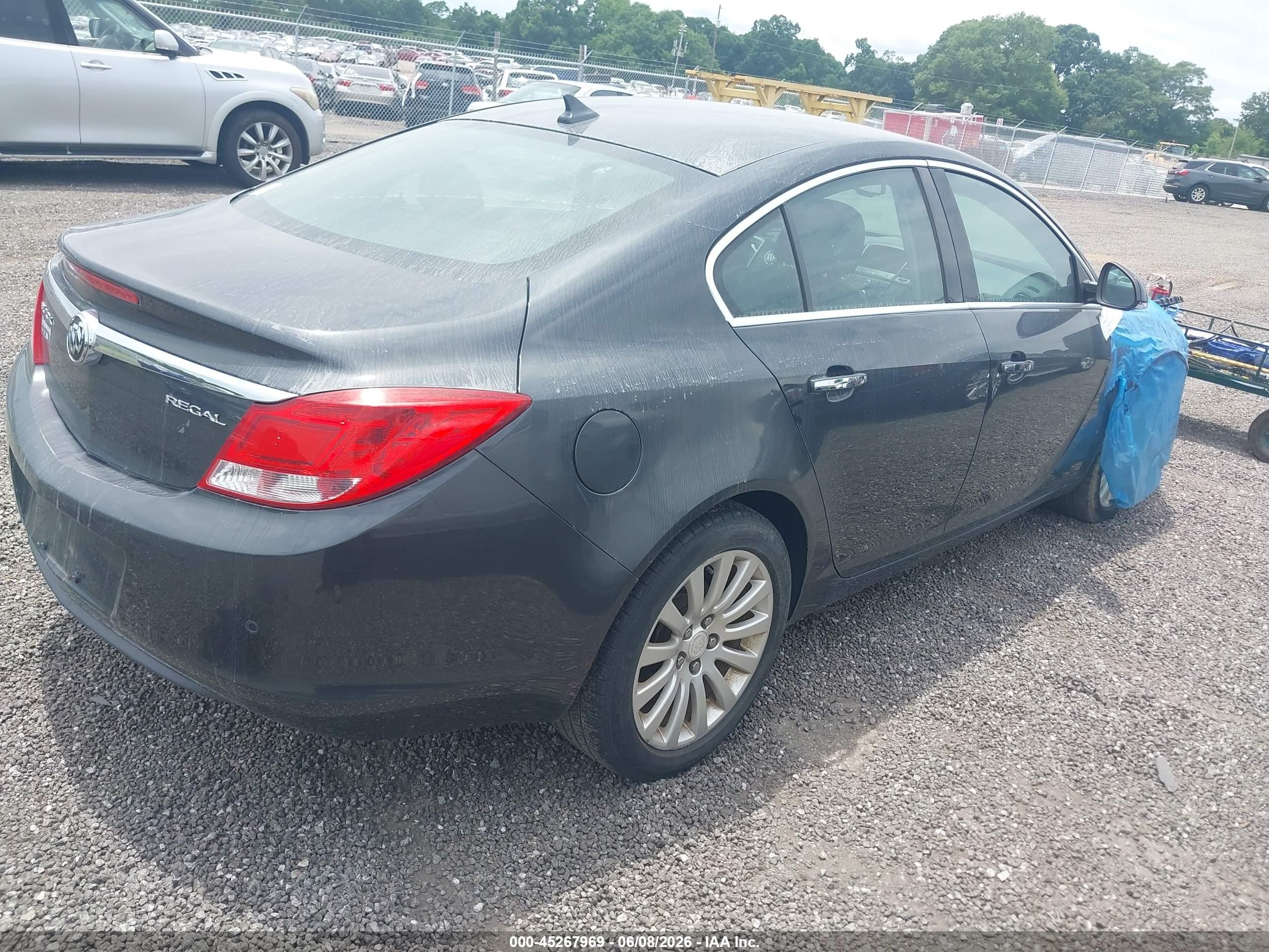 2012 Buick Regal Premium 1 Gray vin: 2G4GS5EK9C9167771