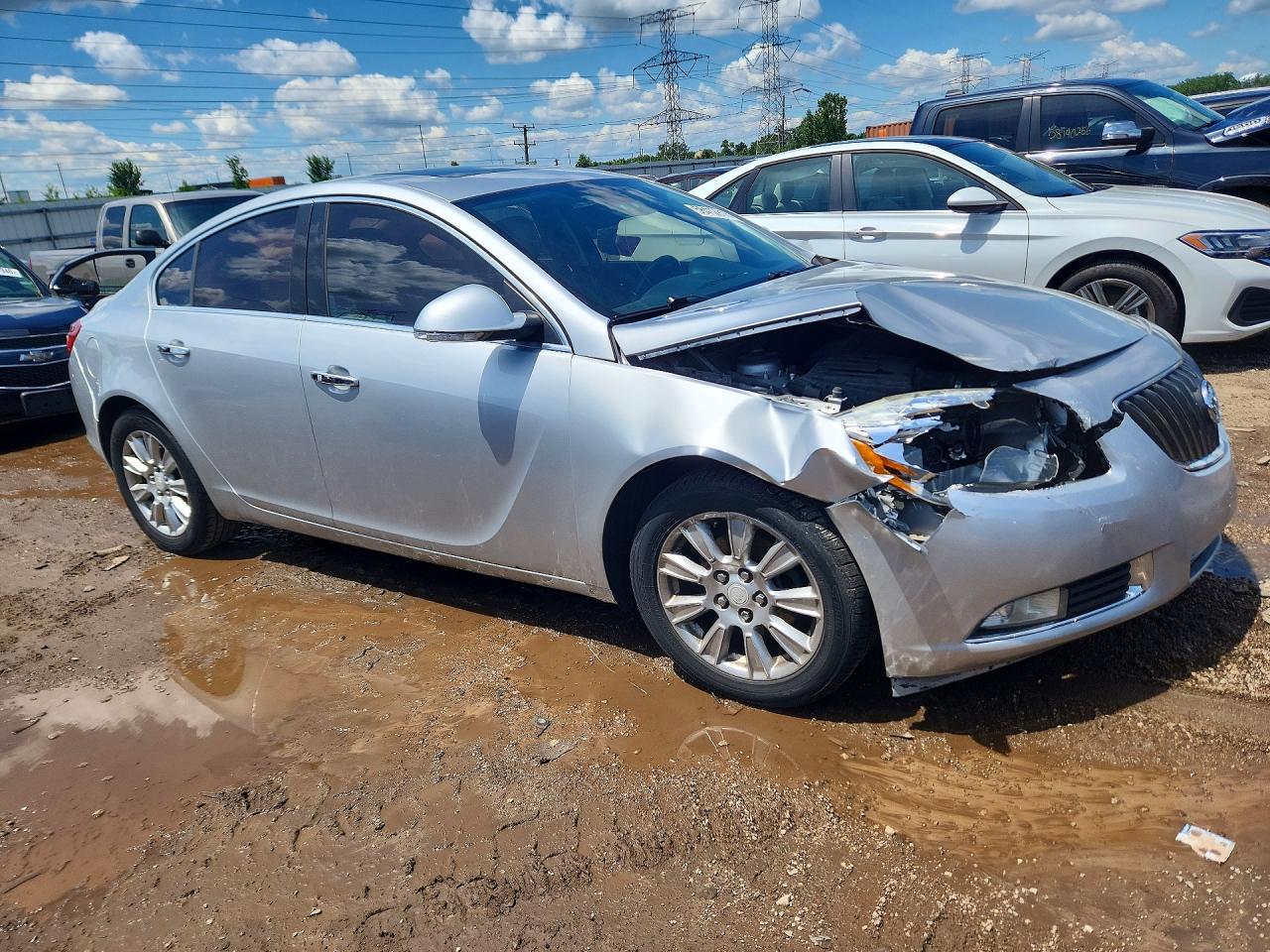 2012 Buick Regal Premium Silver vin: 2G4GS5ER7C9150058