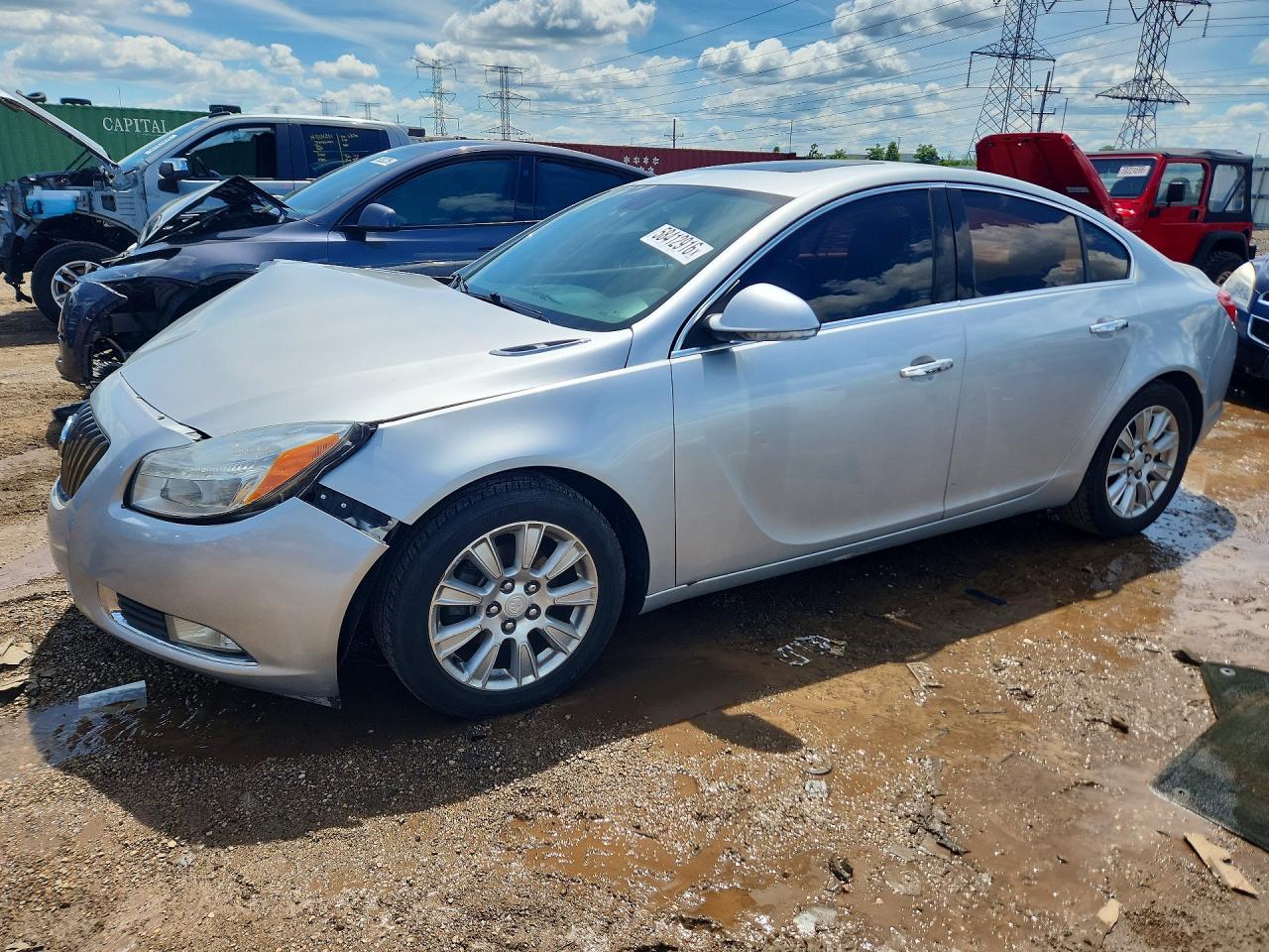 2012 Buick Regal Premium Silver vin: 2G4GS5ER7C9150058