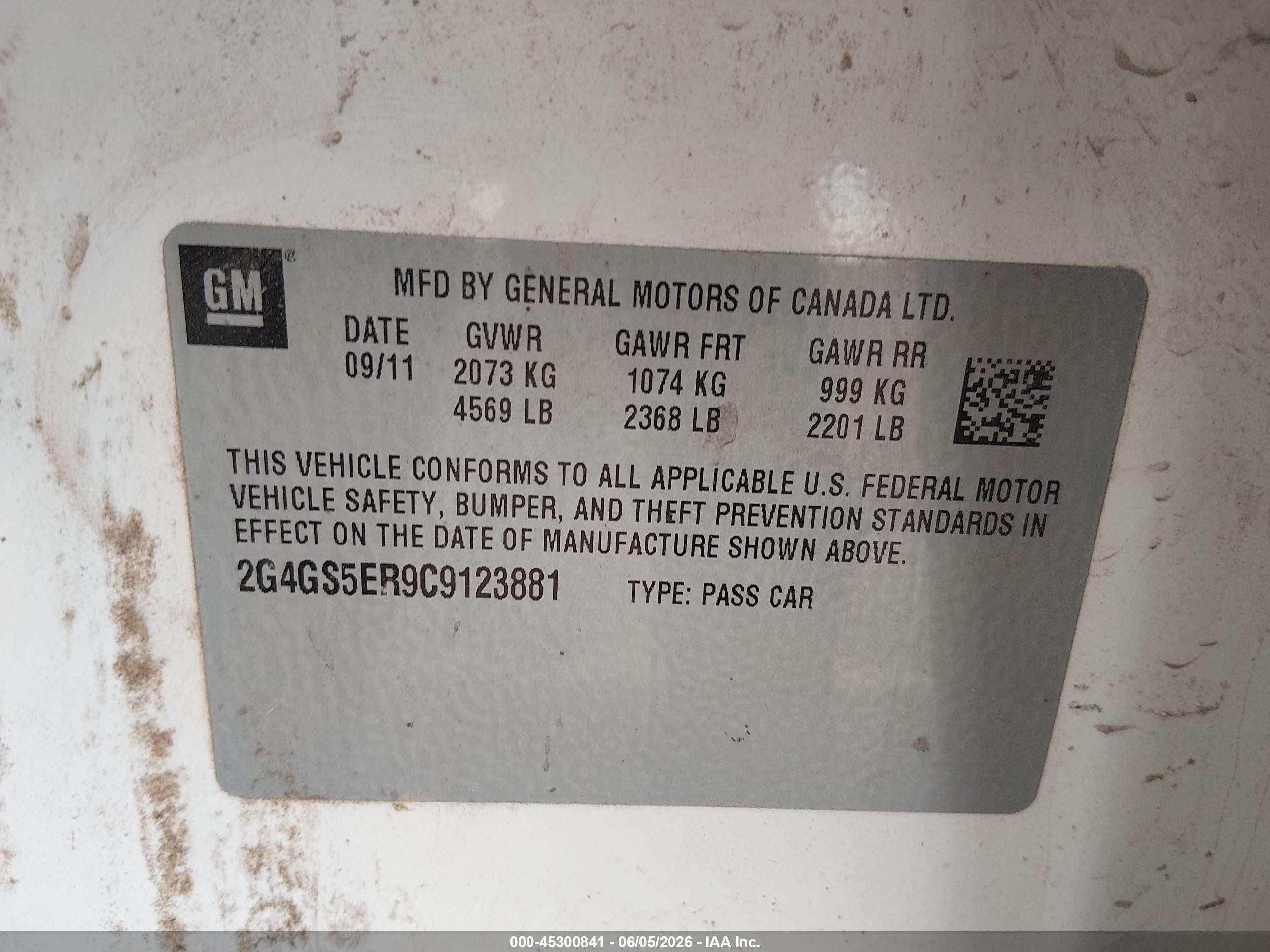 2012 Buick Regal Premium 1 White vin: 2G4GS5ER9C9123881