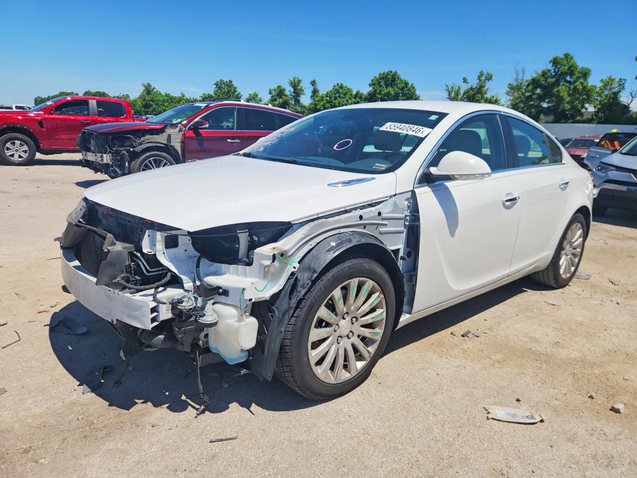 2012 Buick Regal Premium White vin: 2G4GS5EV0C9144227