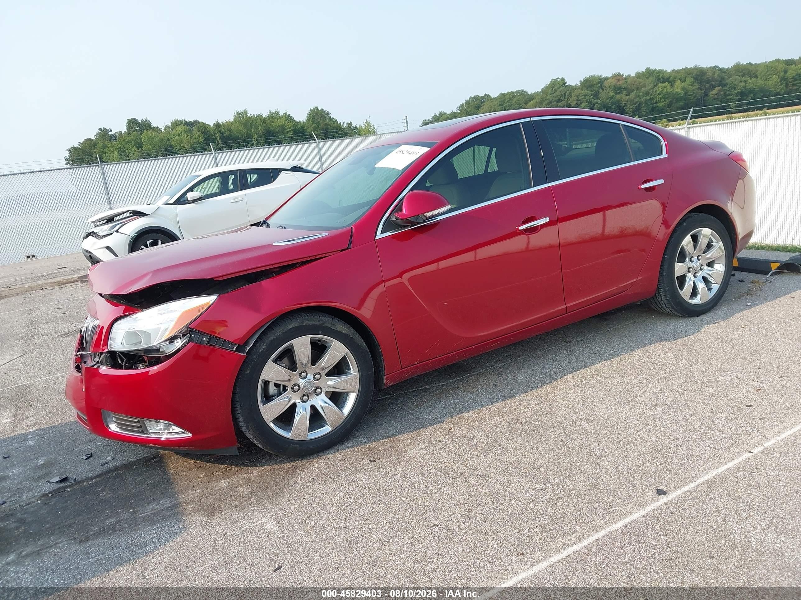 2013 Buick Regal Turbo - Premium 1 Красный vin: 2G4GS5EV0D9155343