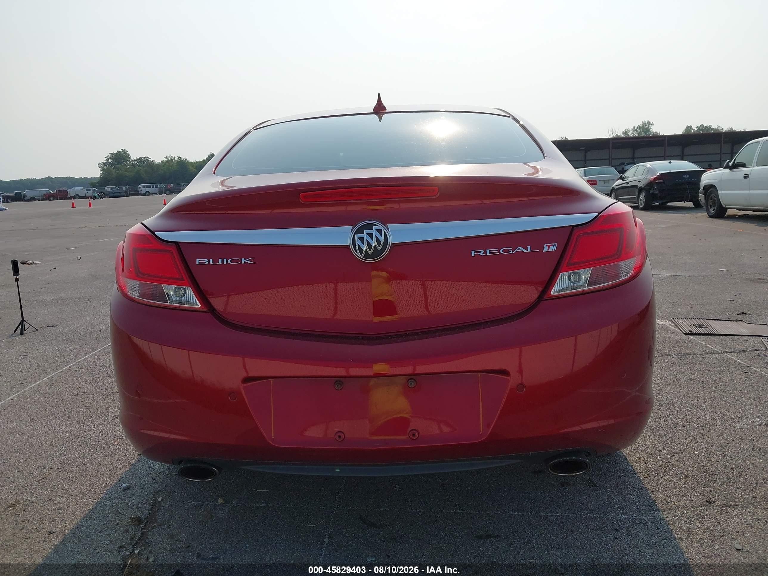 2013 Buick Regal Turbo - Premium 1 Красный vin: 2G4GS5EV0D9155343