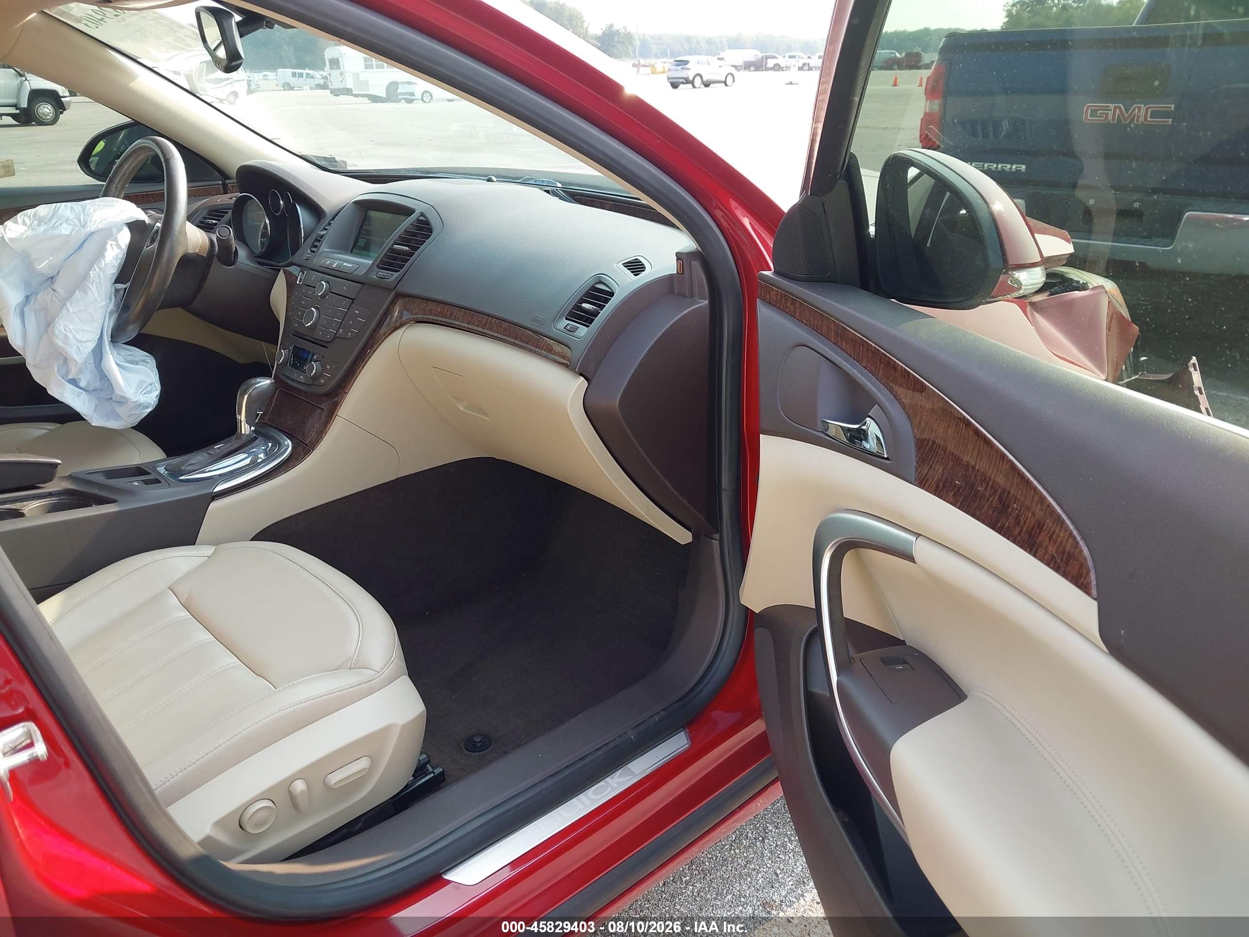 2013 Buick Regal Turbo - Premium 1 Красный vin: 2G4GS5EV0D9155343