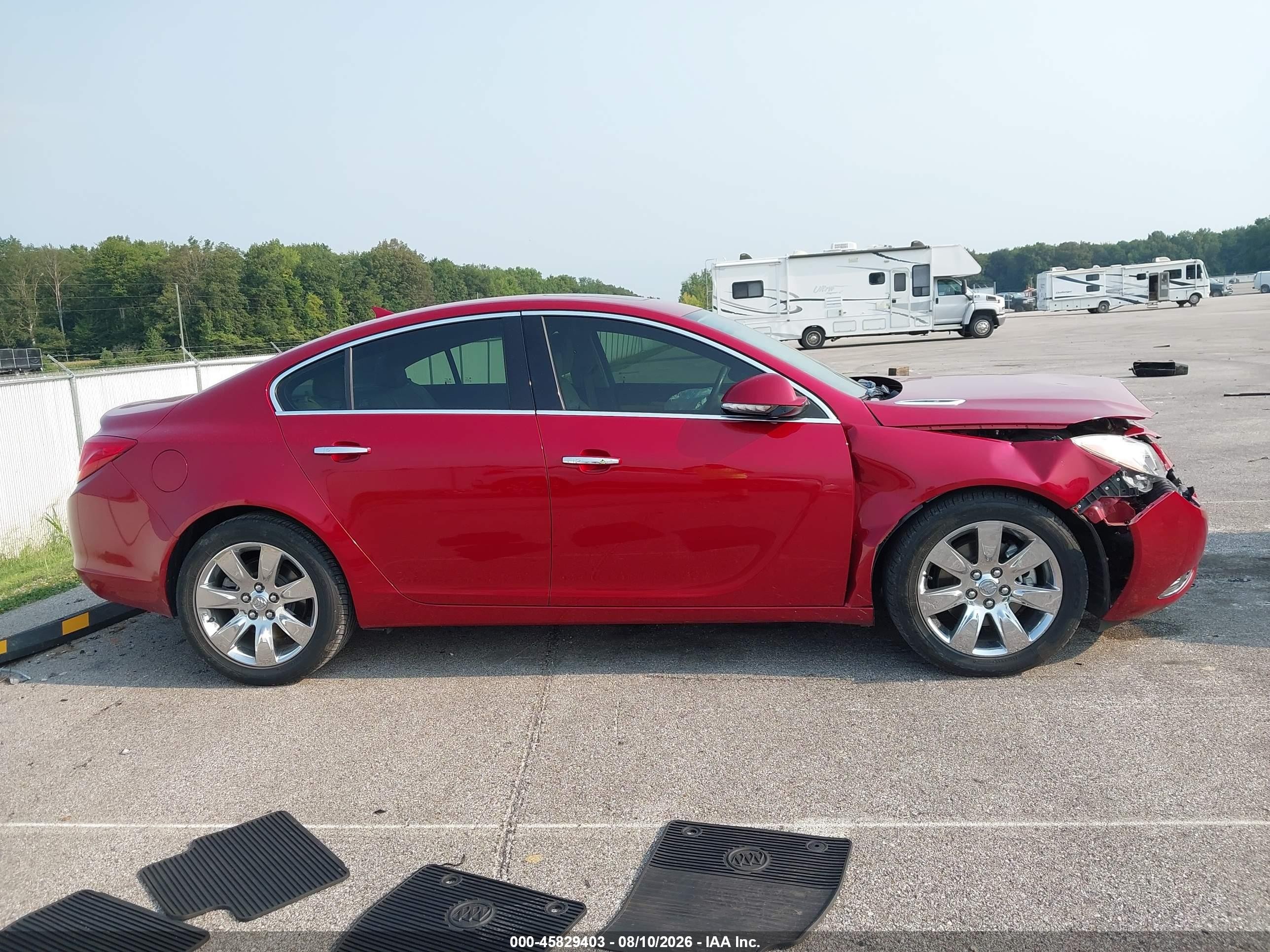 2013 Buick Regal Turbo - Premium 1 Красный vin: 2G4GS5EV0D9155343