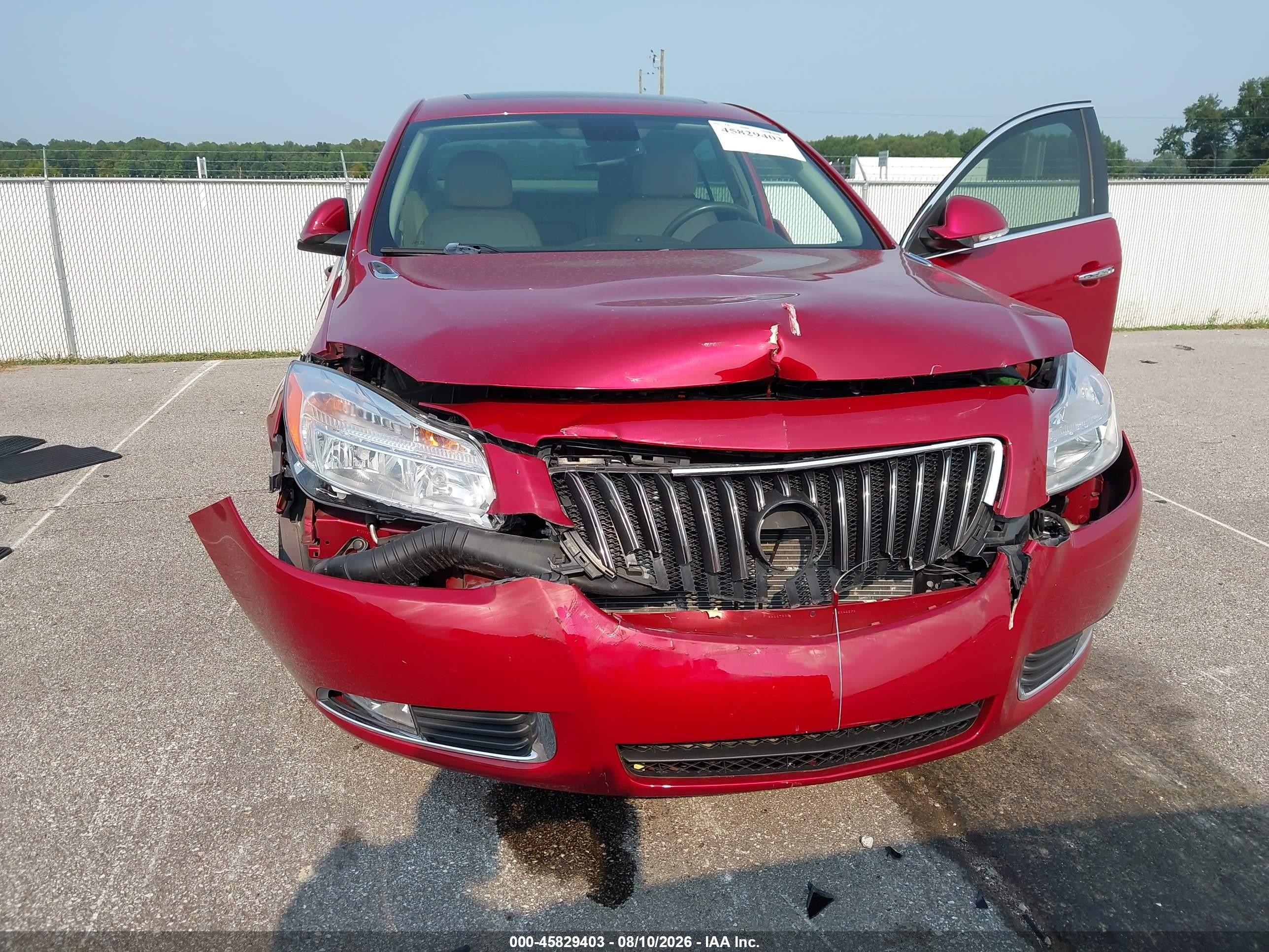 2013 Buick Regal Turbo - Premium 1 Красный vin: 2G4GS5EV0D9155343