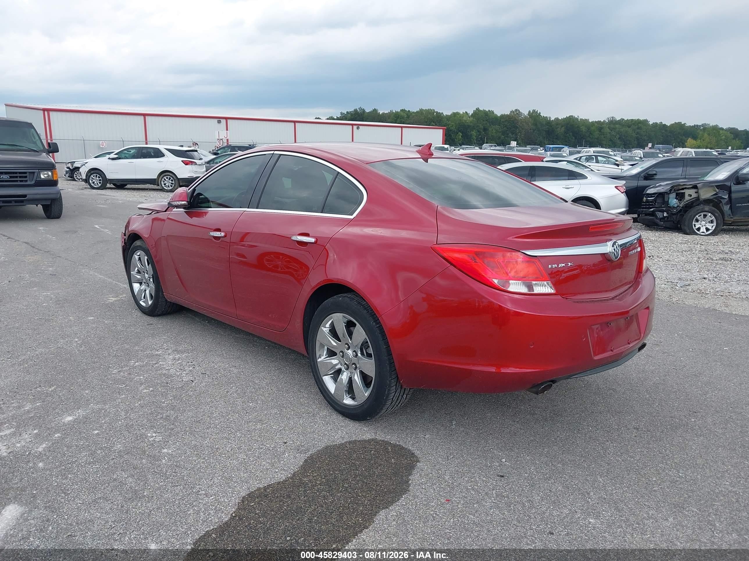 2013 Buick Regal Turbo - Premium 1 Красный vin: 2G4GS5EV0D9155343