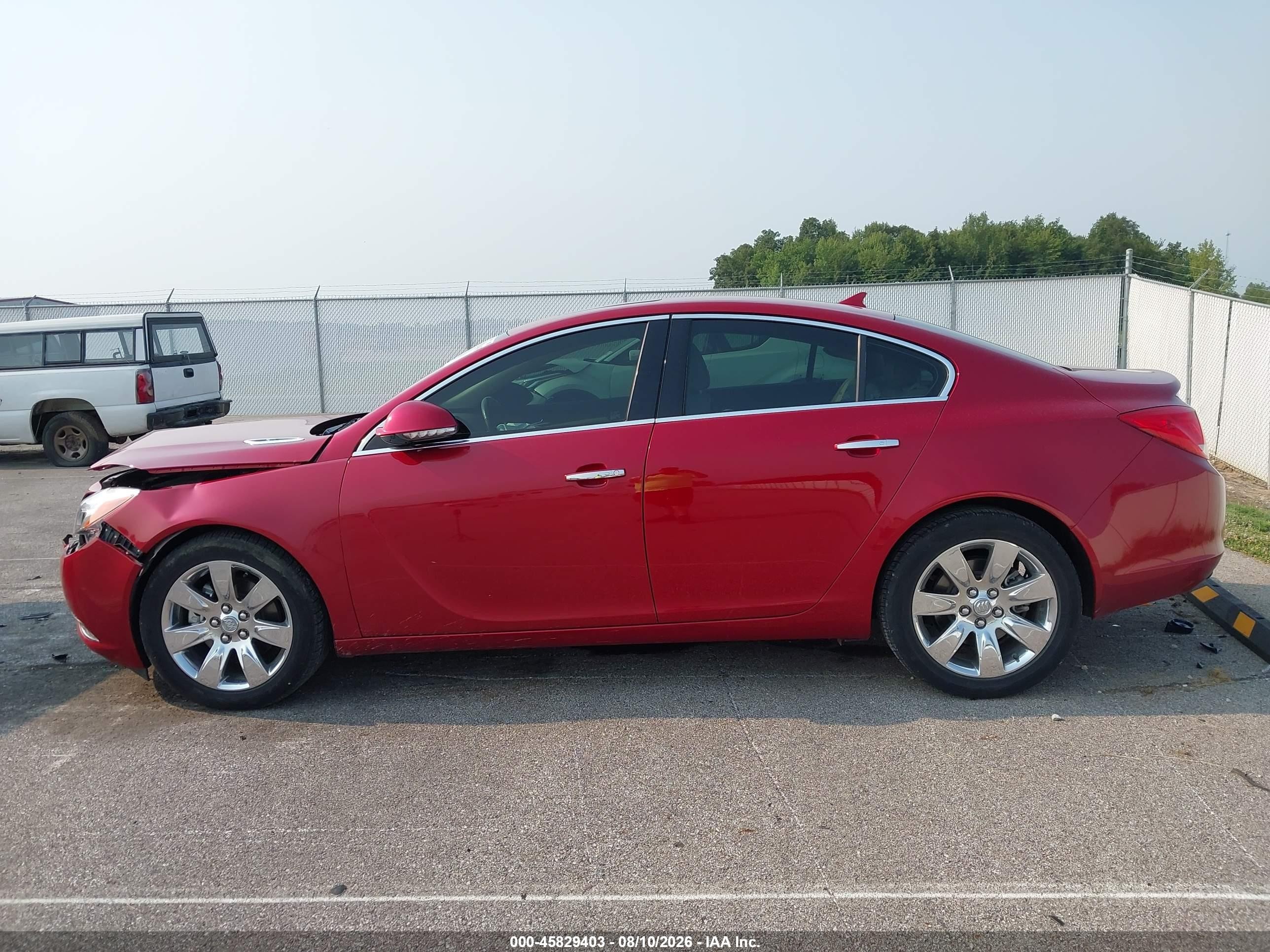 2013 Buick Regal Turbo - Premium 1 Красный vin: 2G4GS5EV0D9155343