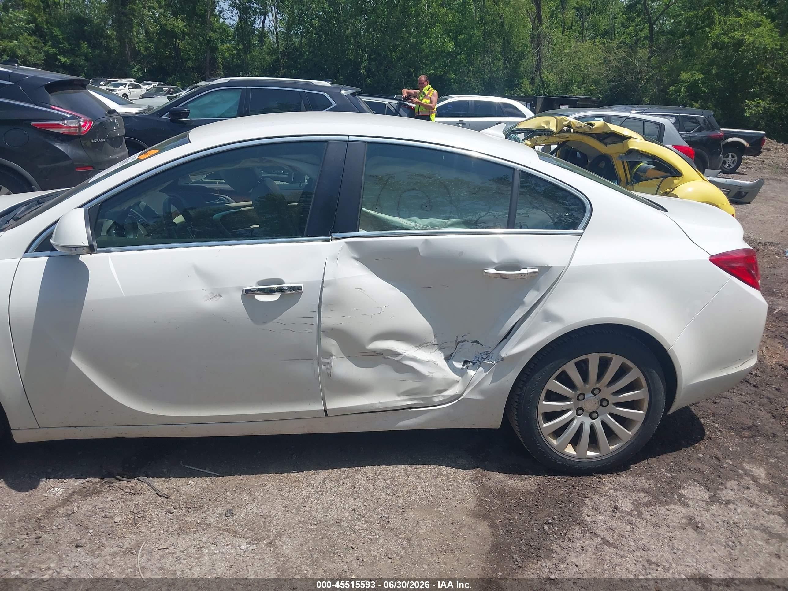 2013 Buick Regal Turbo - Premium 1 Белый vin: 2G4GS5EV1D9136817