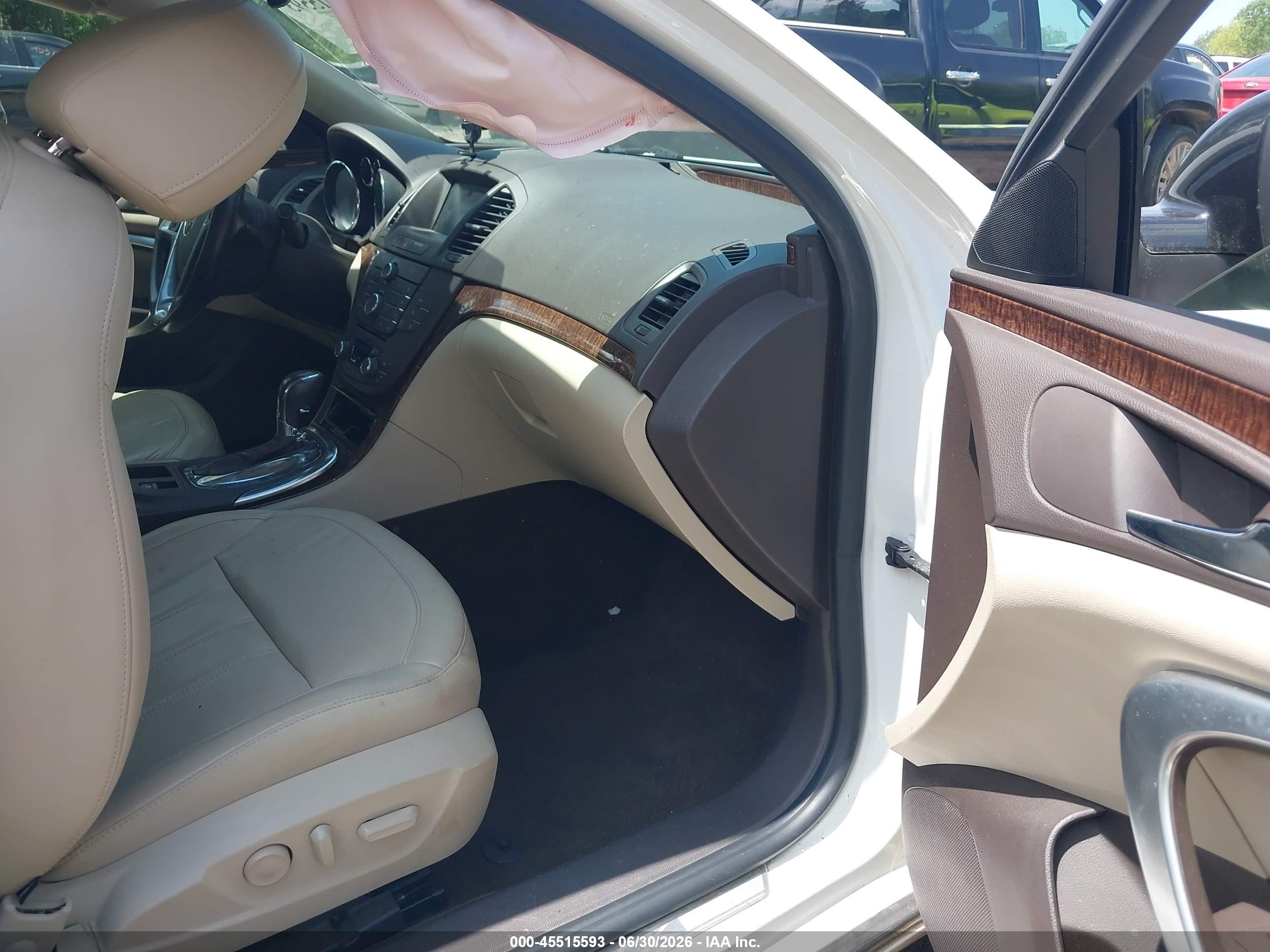 2013 Buick Regal Turbo - Premium 1 Белый vin: 2G4GS5EV1D9136817