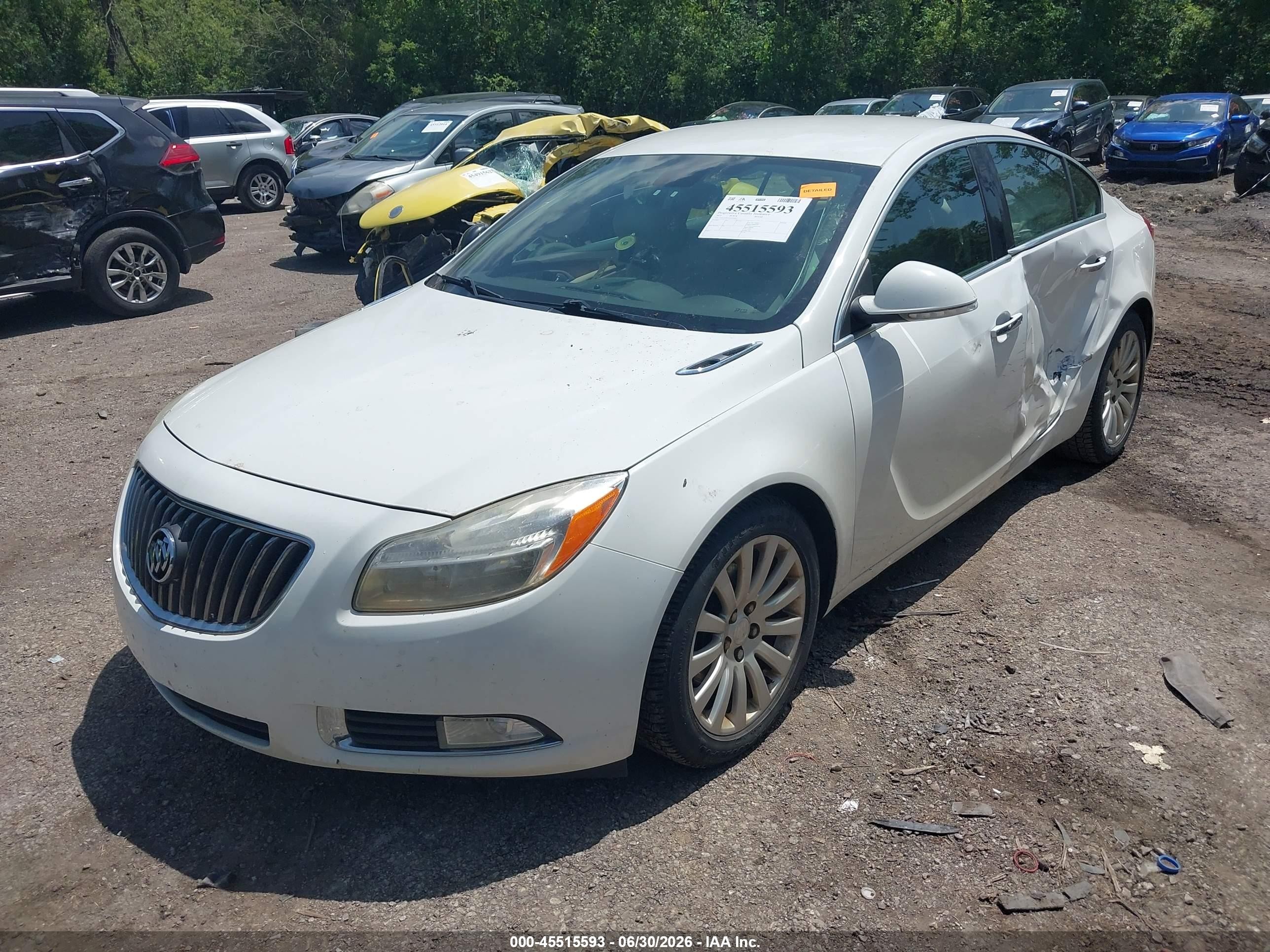2013 Buick Regal Turbo - Premium 1 Белый vin: 2G4GS5EV1D9136817