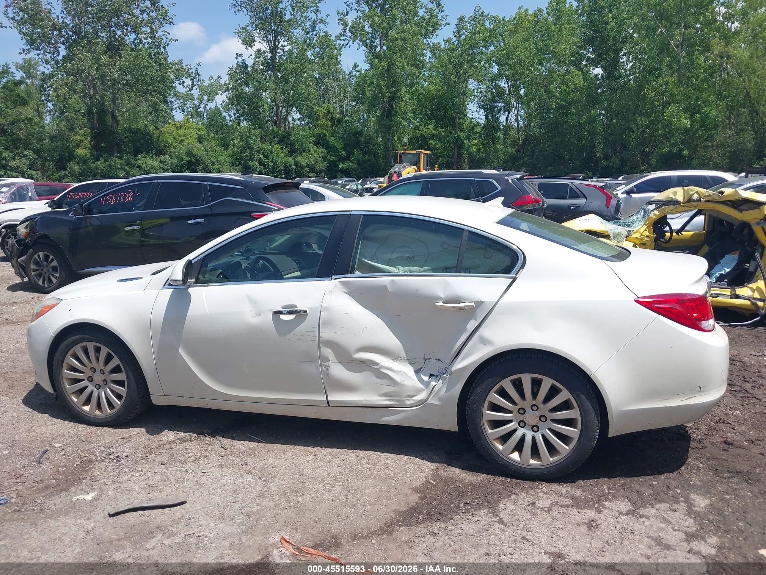 2013 Buick Regal Turbo - Premium 1 Белый vin: 2G4GS5EV1D9136817