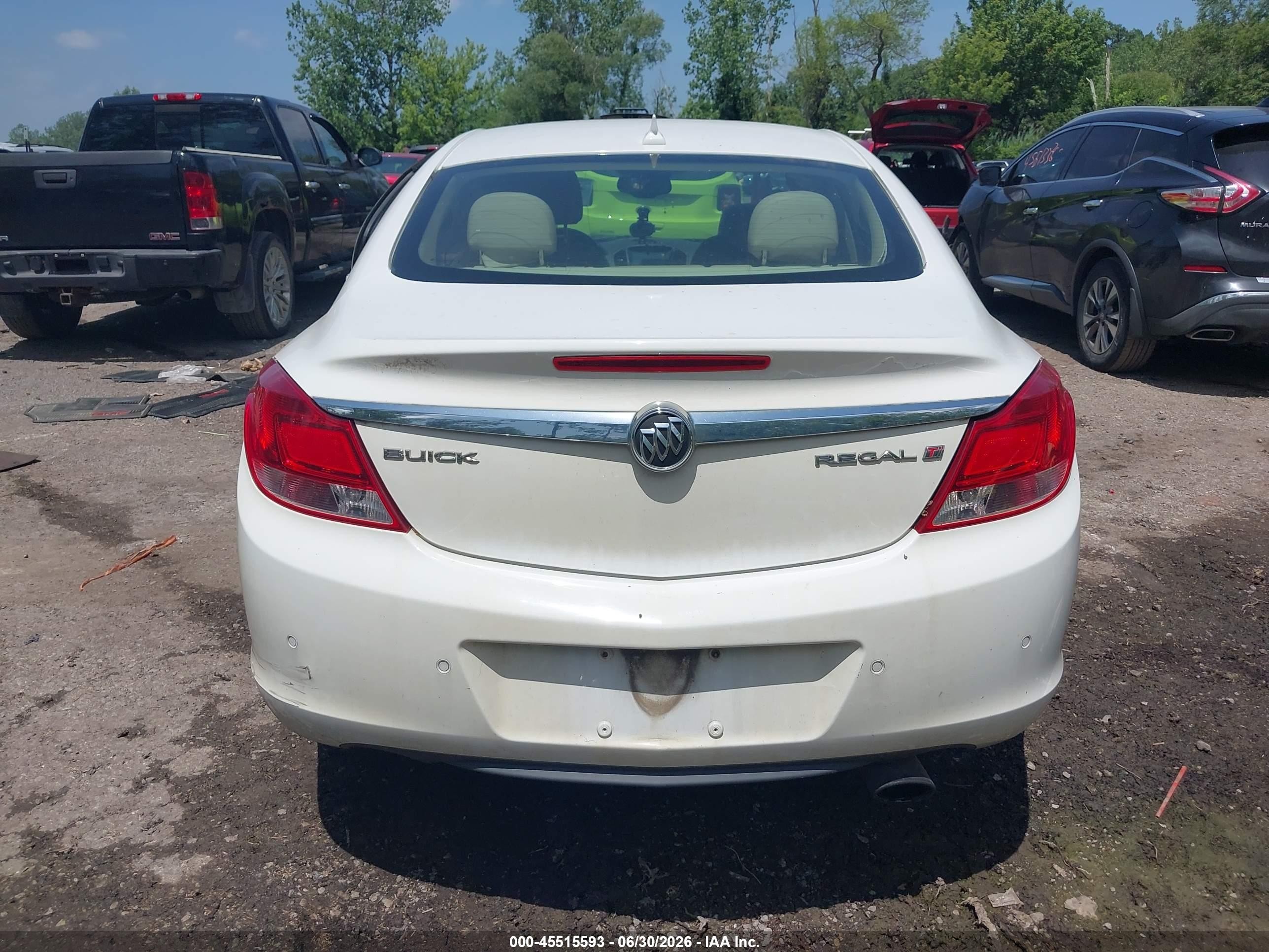 2013 Buick Regal Turbo - Premium 1 Белый vin: 2G4GS5EV1D9136817