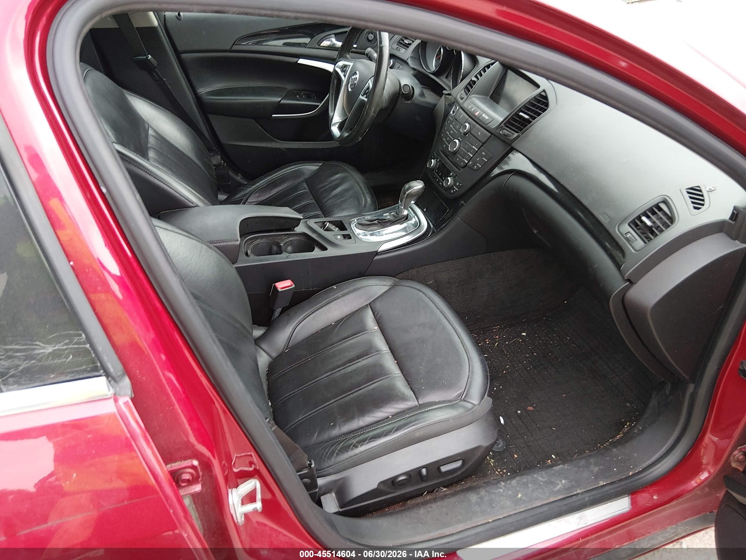 2013 Buick Regal Turbo - Premium 1 Red vin: 2G4GS5EV1D9249313