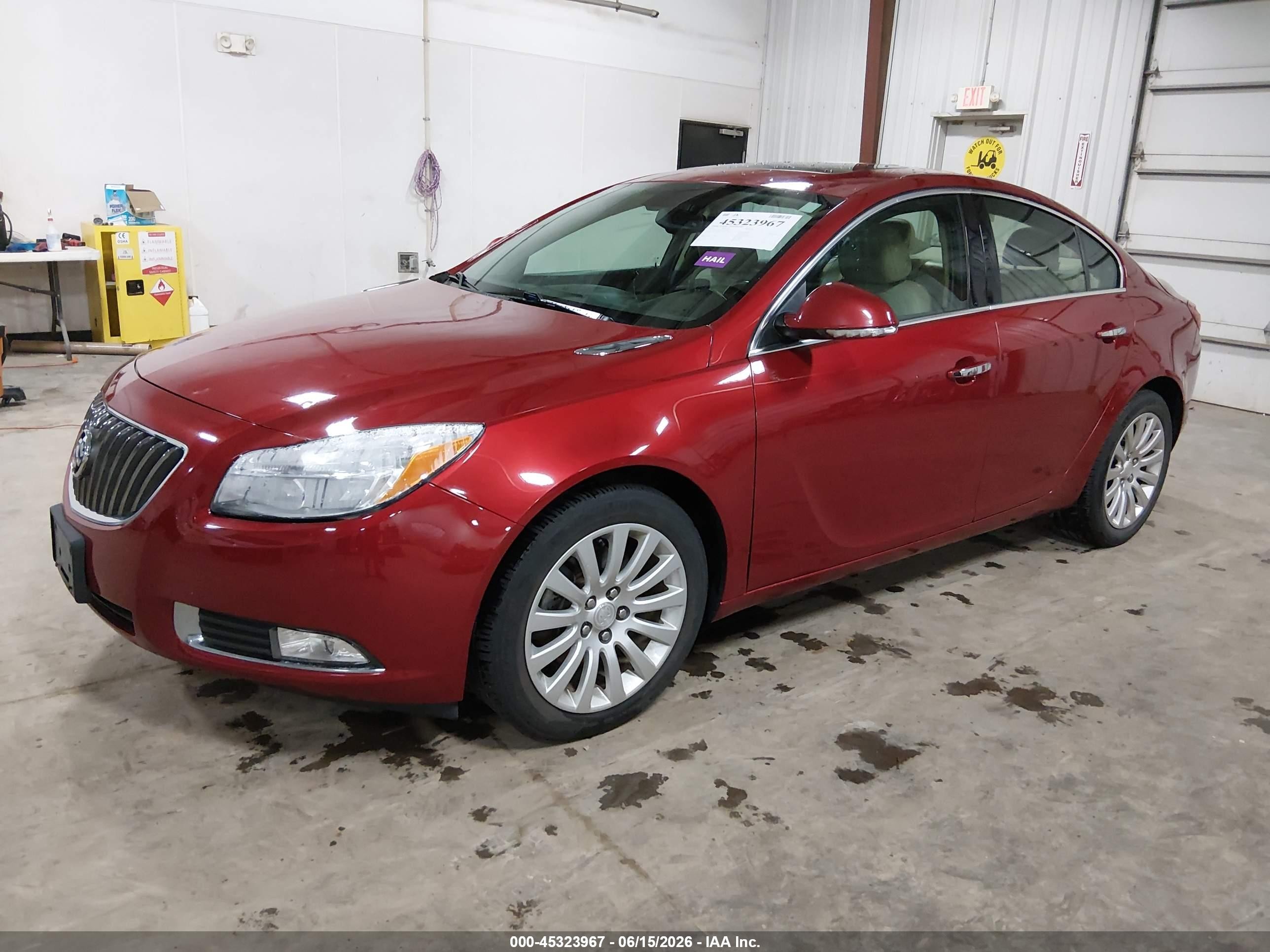 2012 Buick Regal Turbo - Premium 1 Red vin: 2G4GS5EV2C9213662