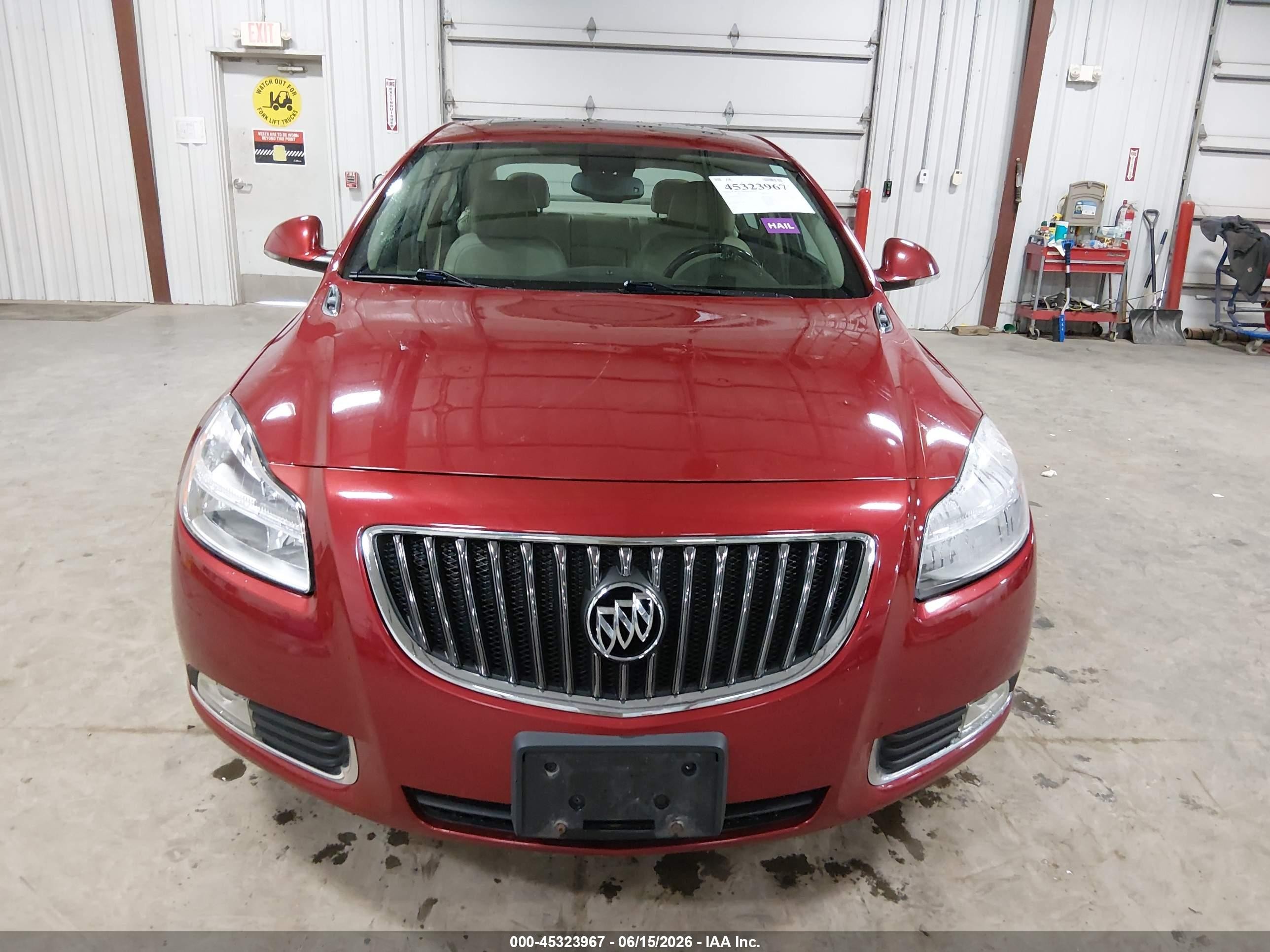 2012 Buick Regal Turbo - Premium 1 Red vin: 2G4GS5EV2C9213662