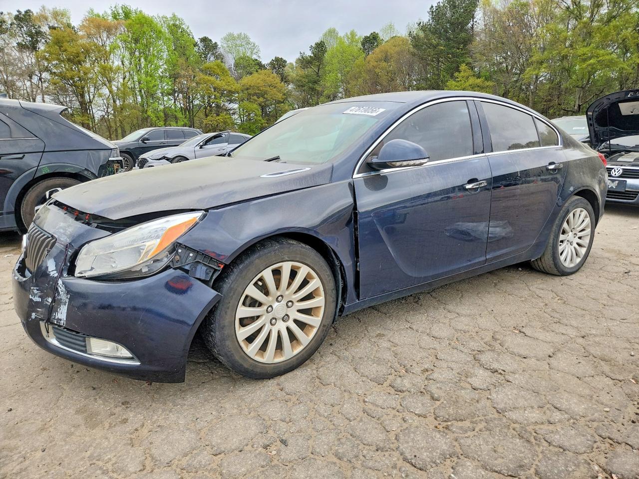2013 Buick Regal Premium Blue vin: 2G4GS5EV2D9153979