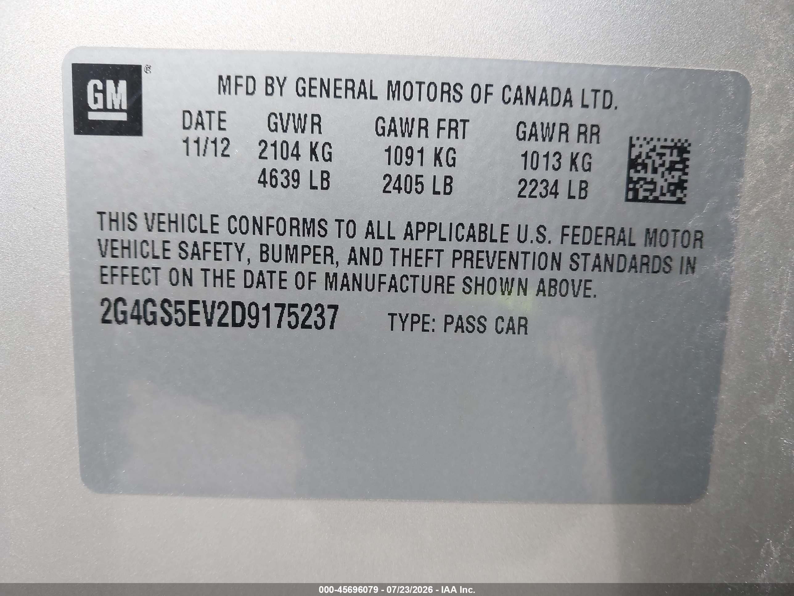 2013 Buick Regal Turbo - Premium 1 Beige vin: 2G4GS5EV2D9175237