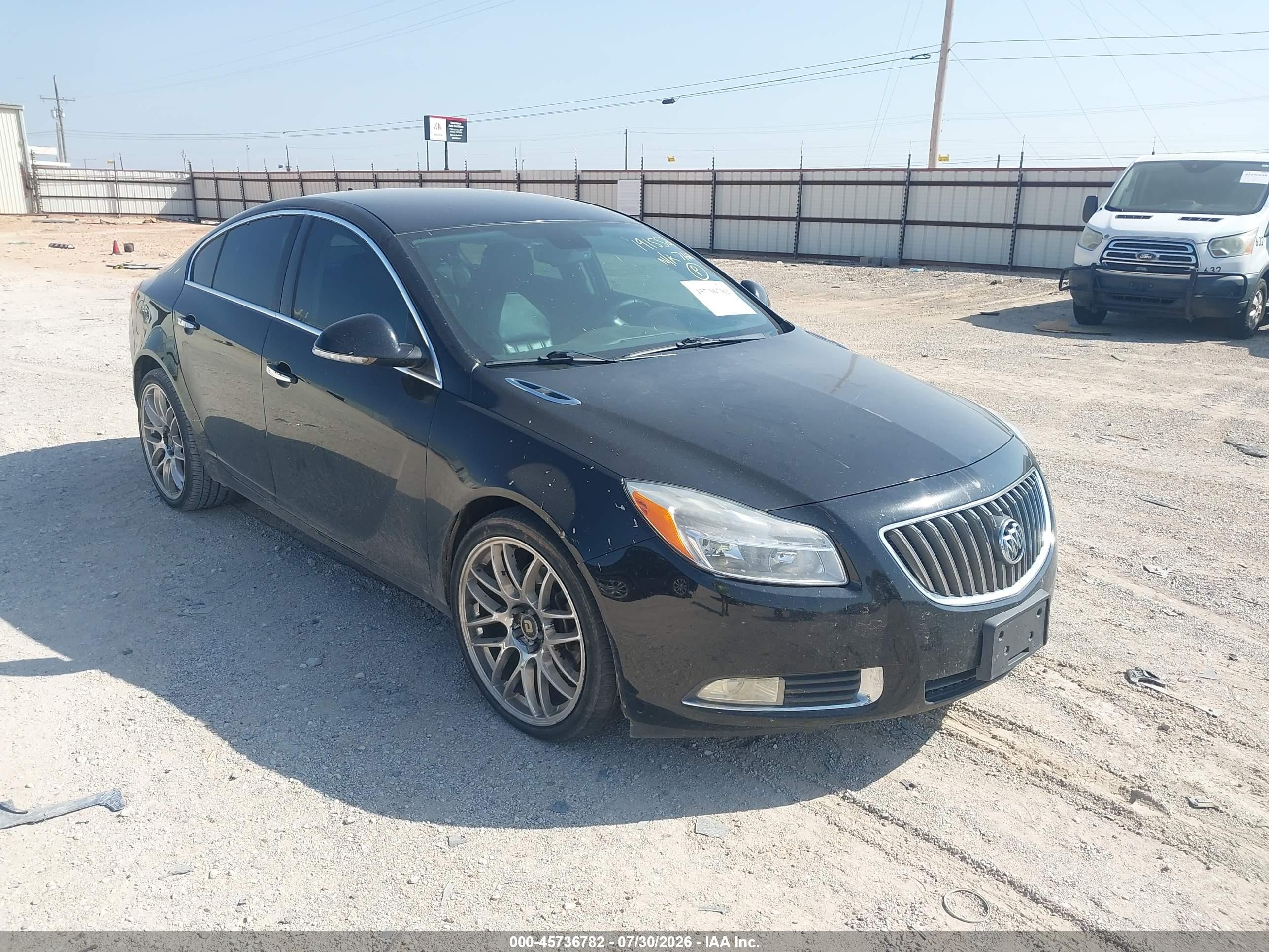 2013 Buick Regal Turbo - Premium 1 Черный vin: 2G4GS5EV2D9191552