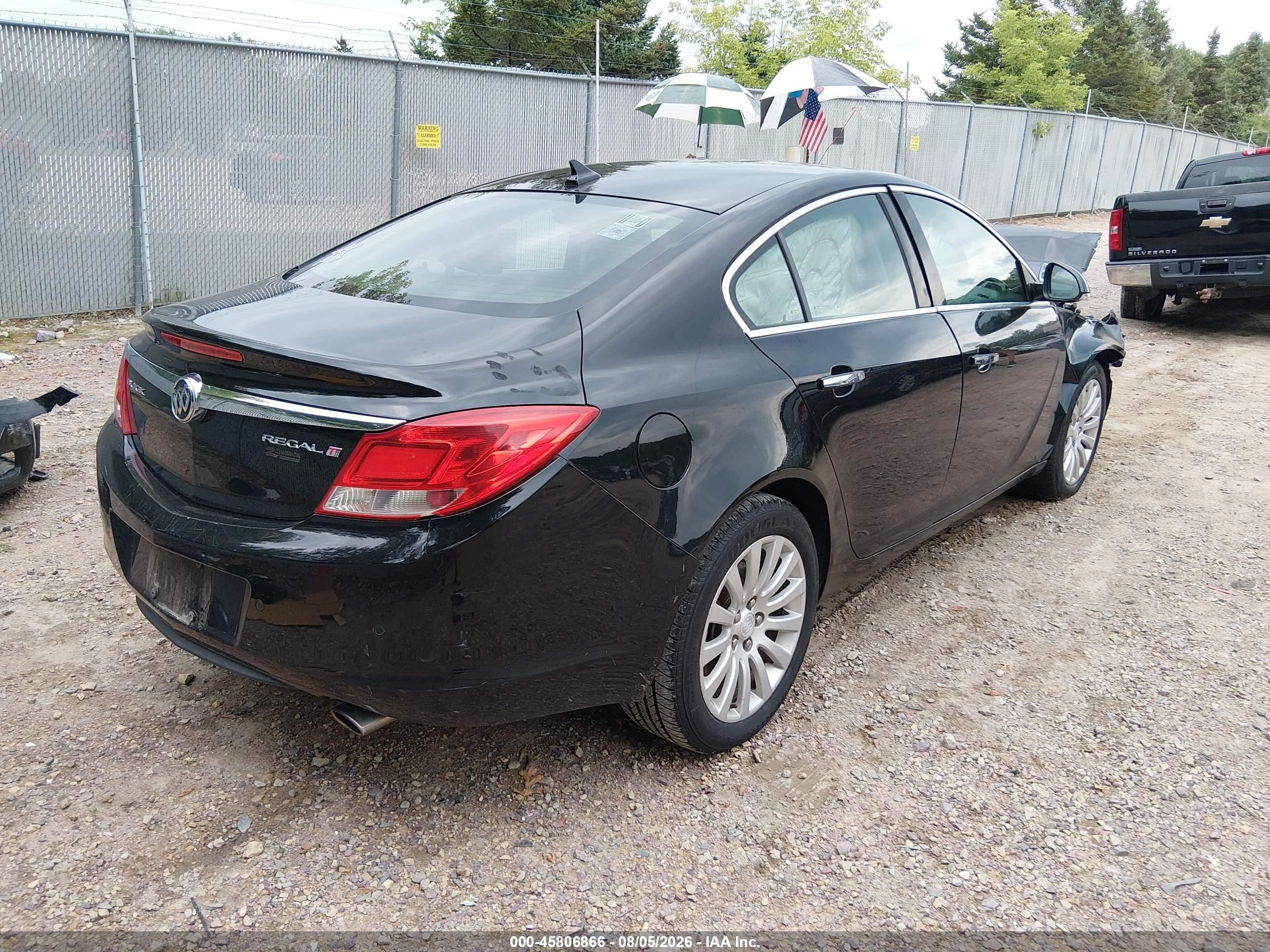 2013 Buick Regal Turbo - Premium 1 Black vin: 2G4GS5EV3D9141467