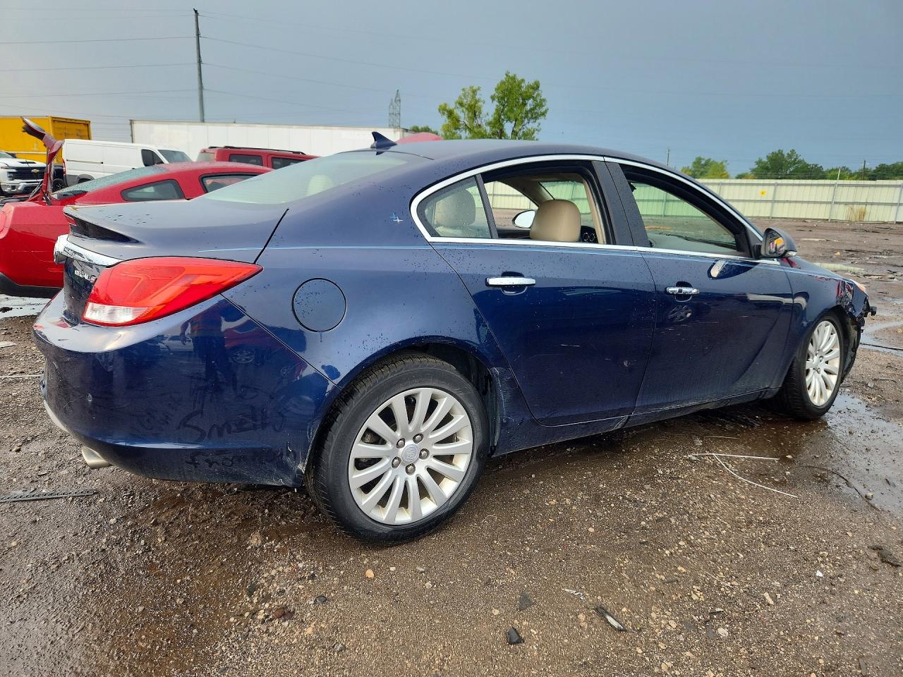 2012 Buick Regal Premium Синий vin: 2G4GS5EV5C9146278