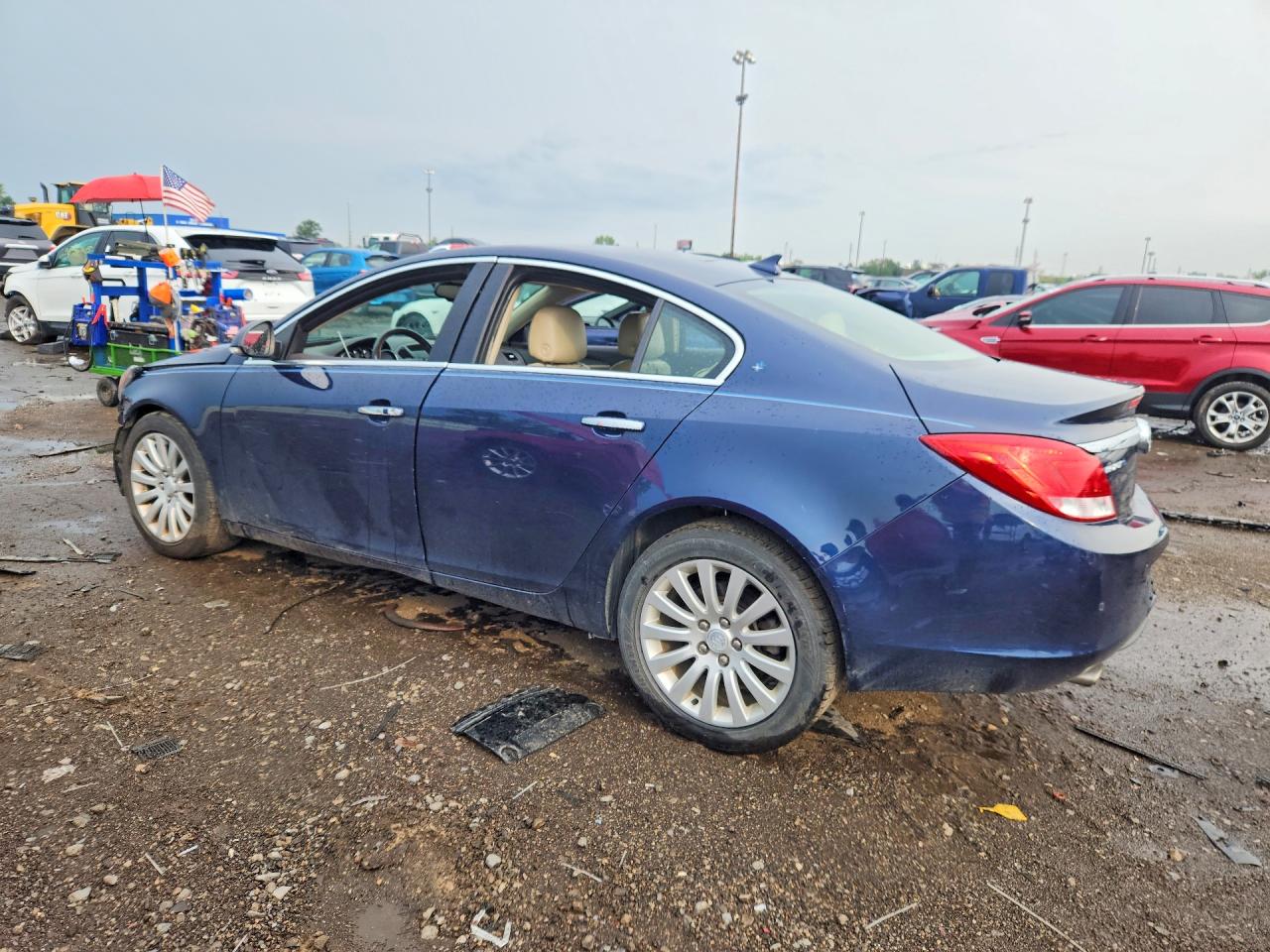 2012 Buick Regal Premium Синий vin: 2G4GS5EV5C9146278