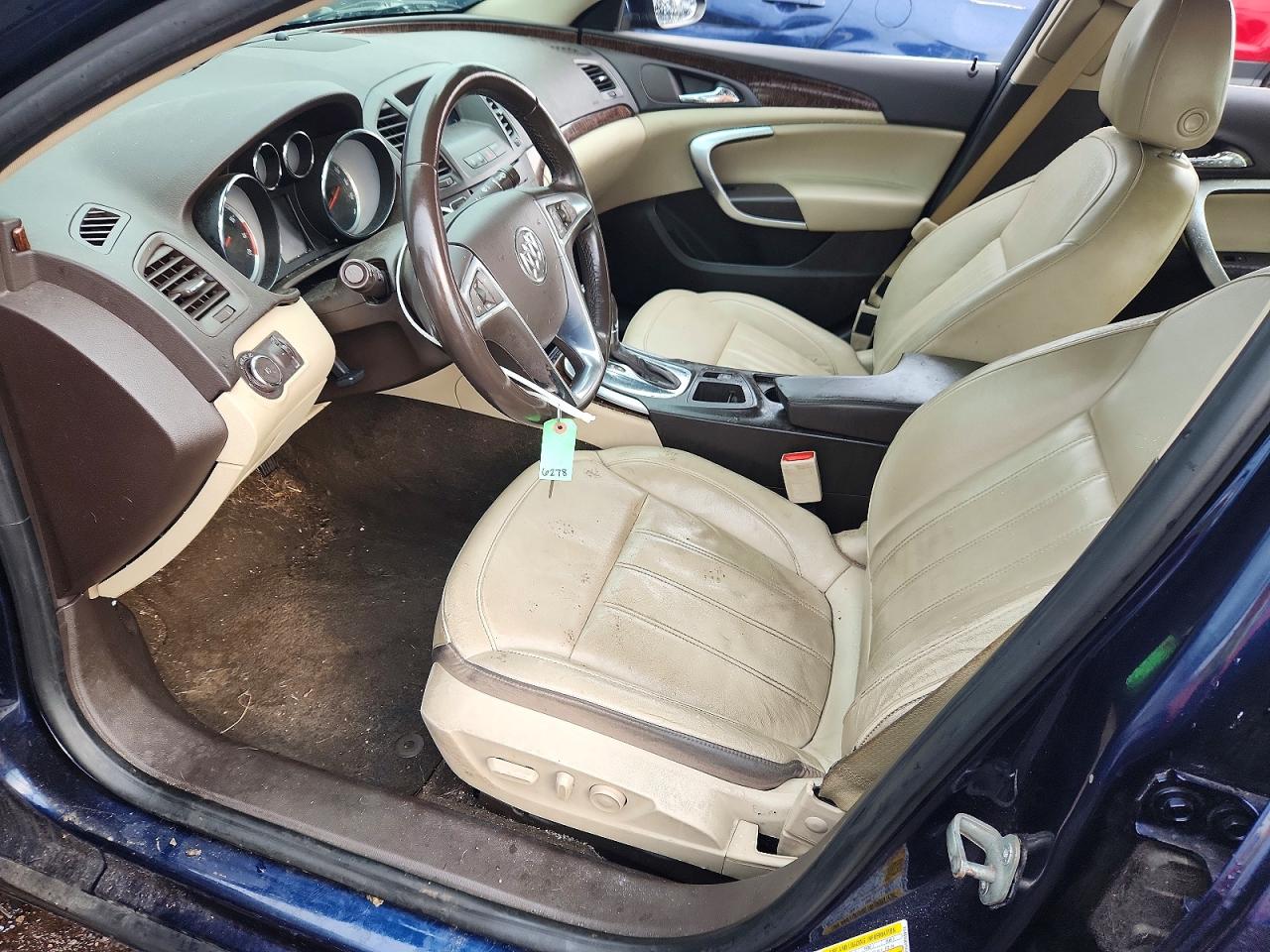 2012 Buick Regal Premium Синий vin: 2G4GS5EV5C9146278