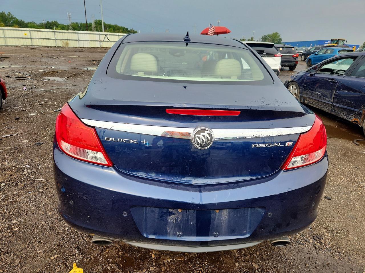 2012 Buick Regal Premium Синий vin: 2G4GS5EV5C9146278