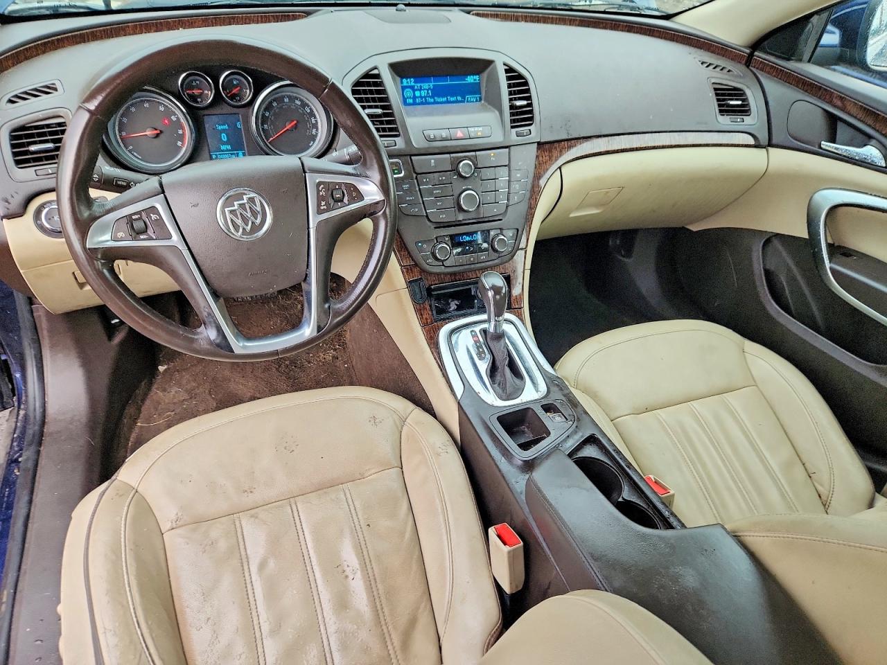 2012 Buick Regal Premium Синий vin: 2G4GS5EV5C9146278