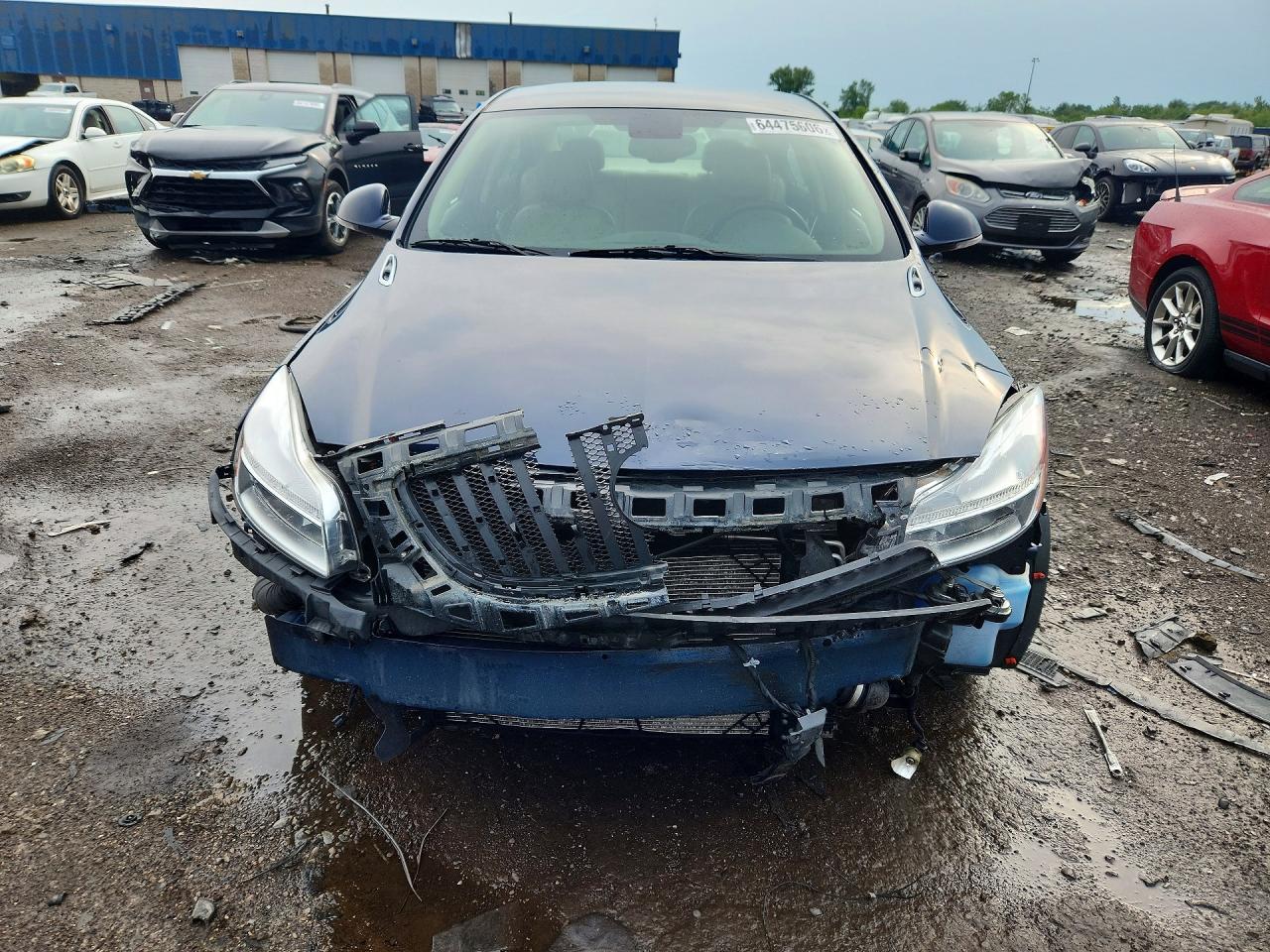 2012 Buick Regal Premium Синий vin: 2G4GS5EV5C9146278