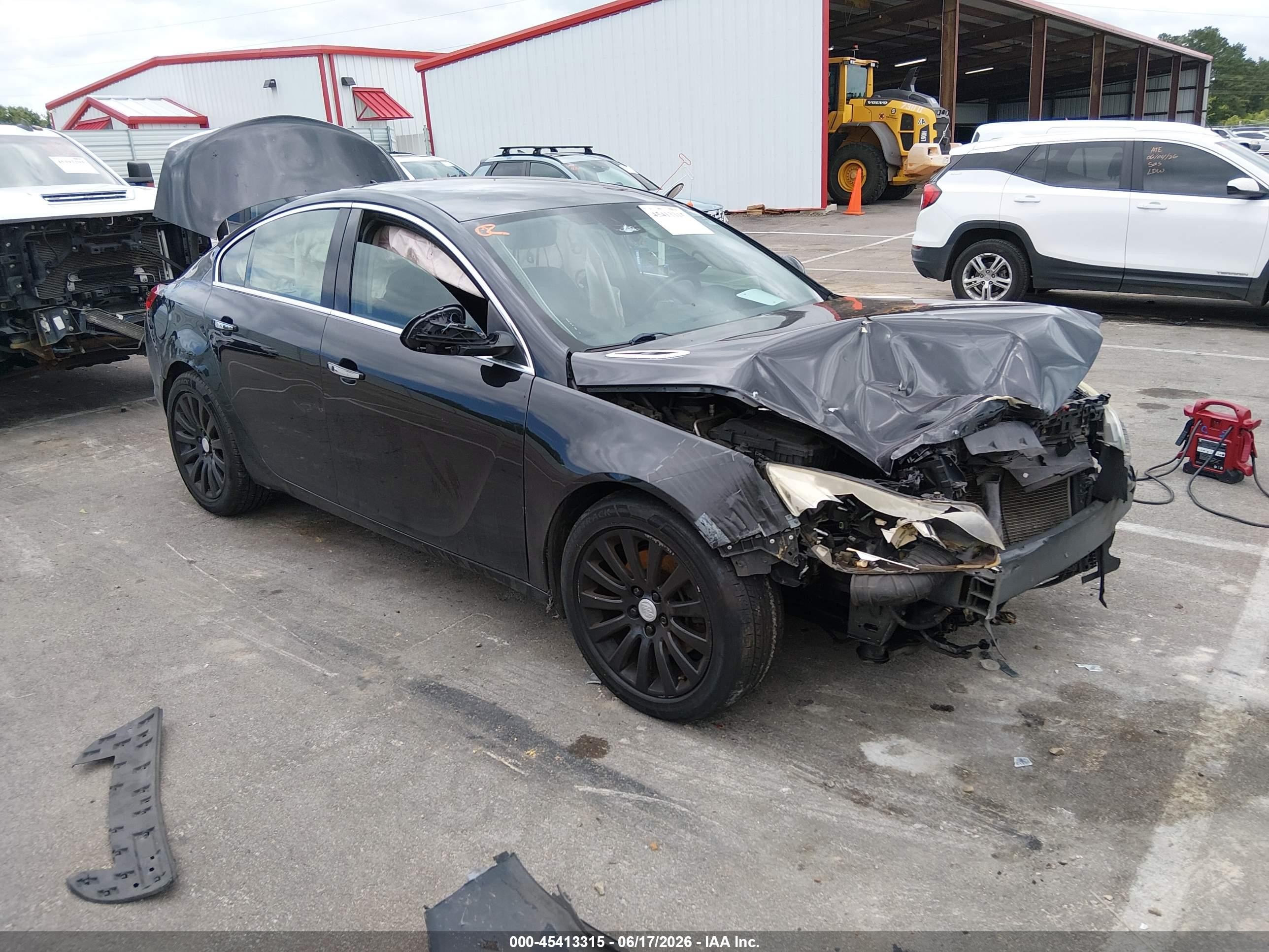 2012 Buick Regal Turbo - Premium 1 Черный vin: 2G4GS5EV5C9179393