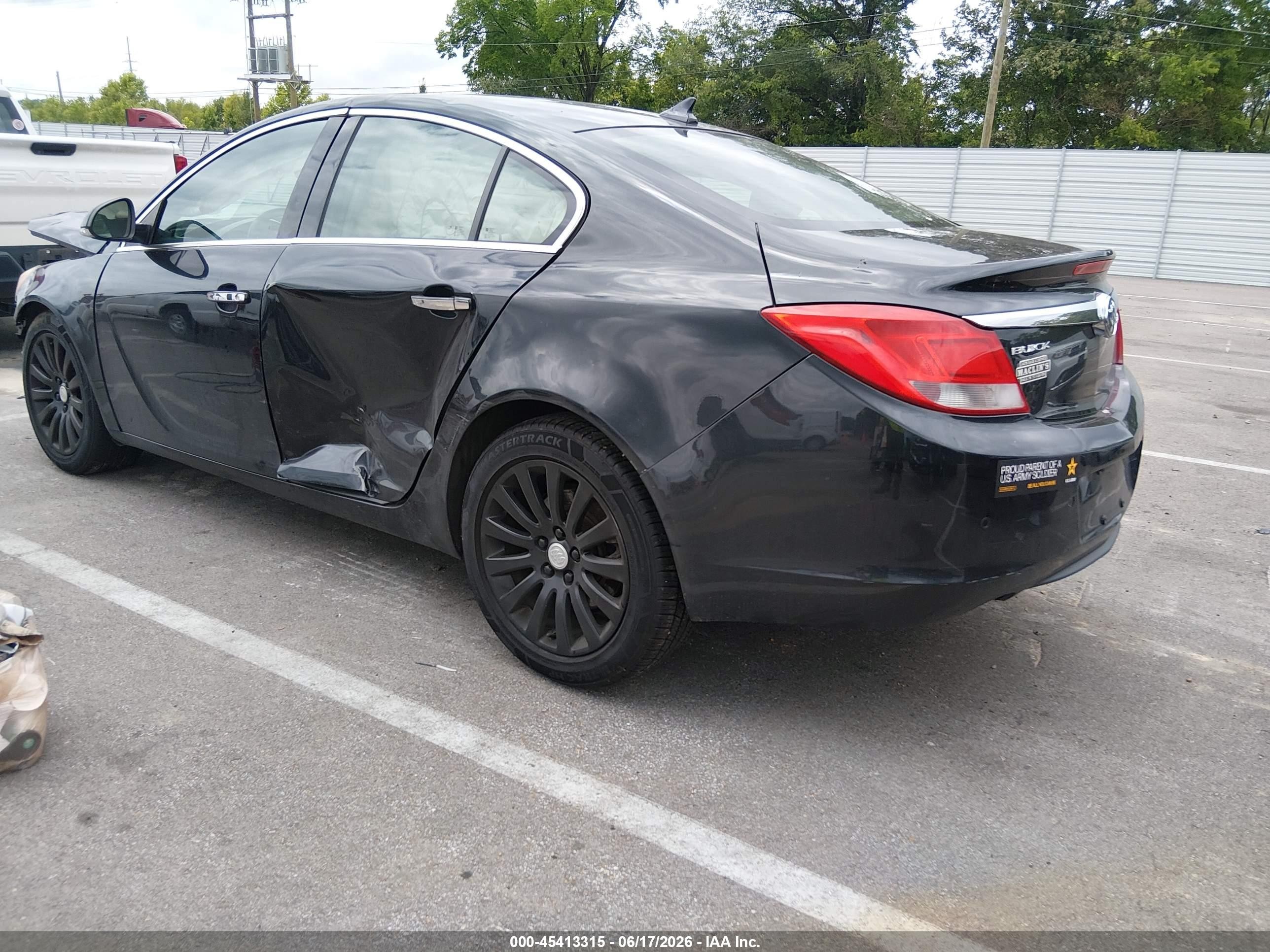 2012 Buick Regal Turbo - Premium 1 Black vin: 2G4GS5EV5C9179393