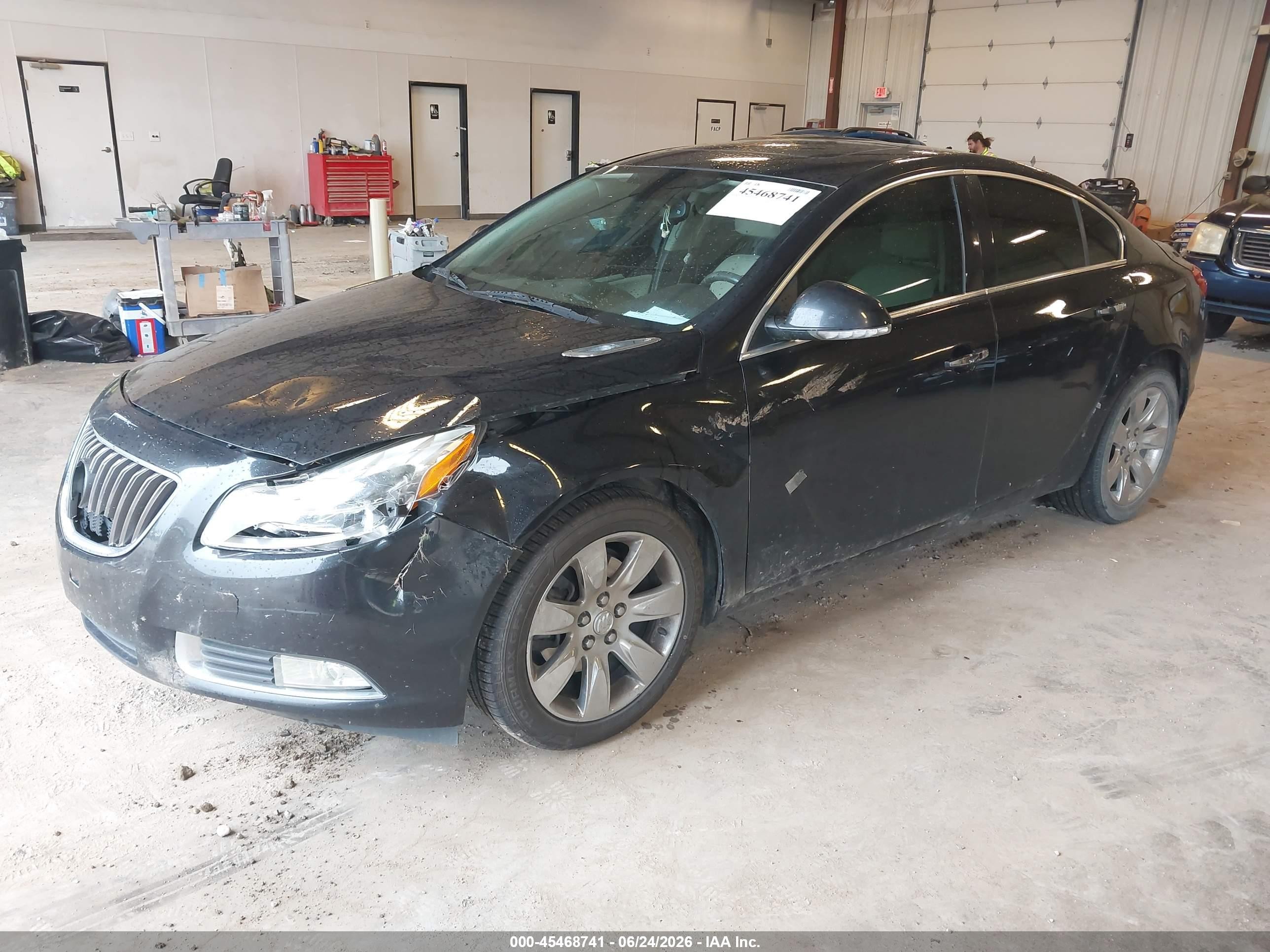 2012 Buick Regal Turbo - Premium 1 Black vin: 2G4GS5EV5C9190071