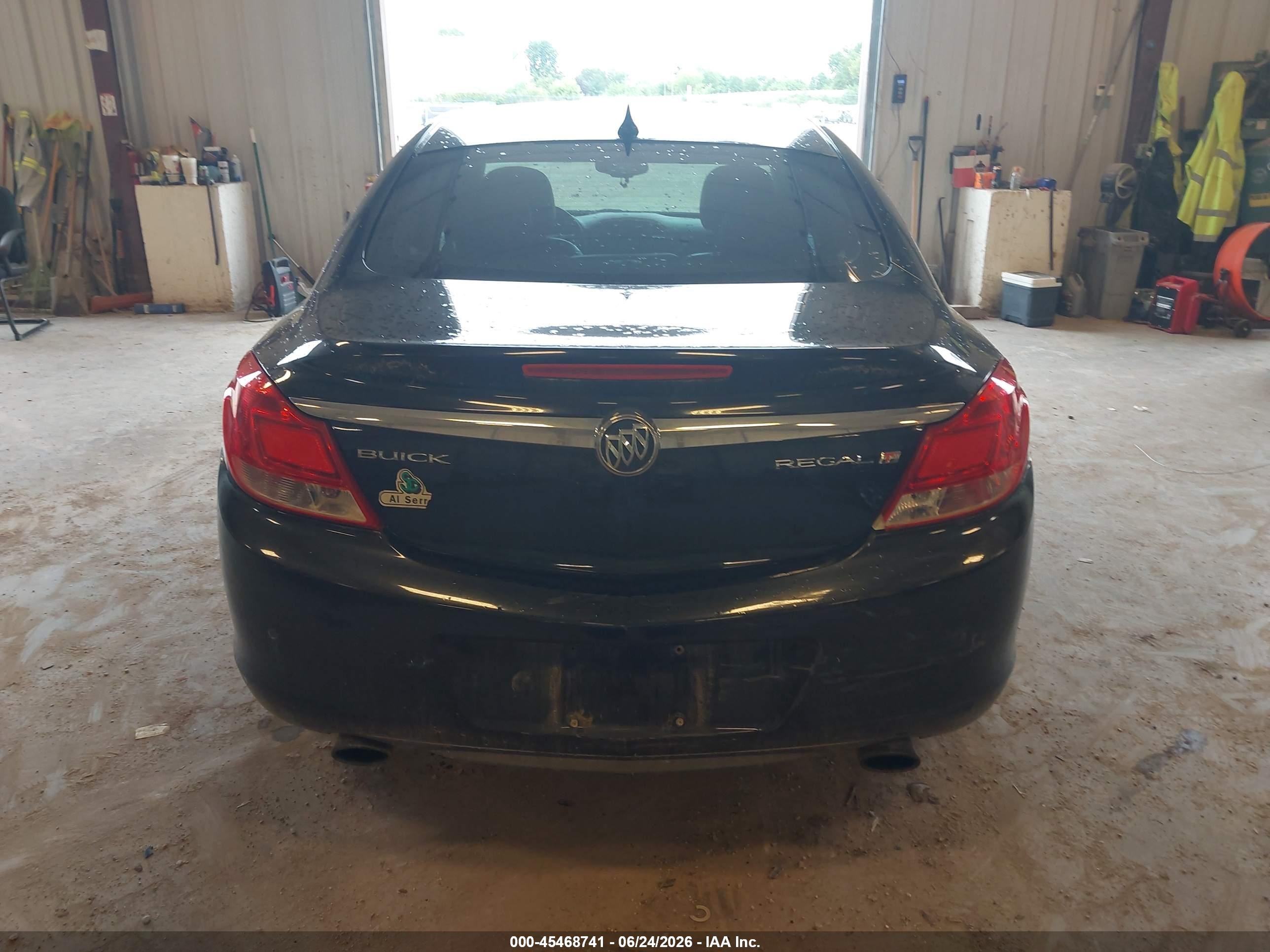 2012 Buick Regal Turbo - Premium 1 Black vin: 2G4GS5EV5C9190071