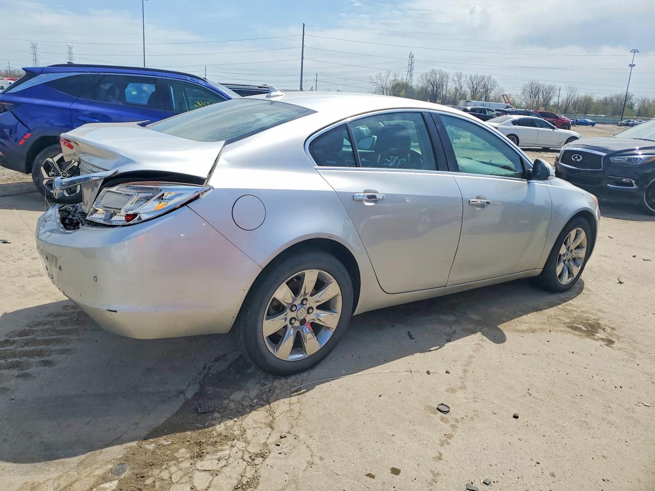 2013 Buick Regal Premium Silver vin: 2G4GS5EV5D9130535