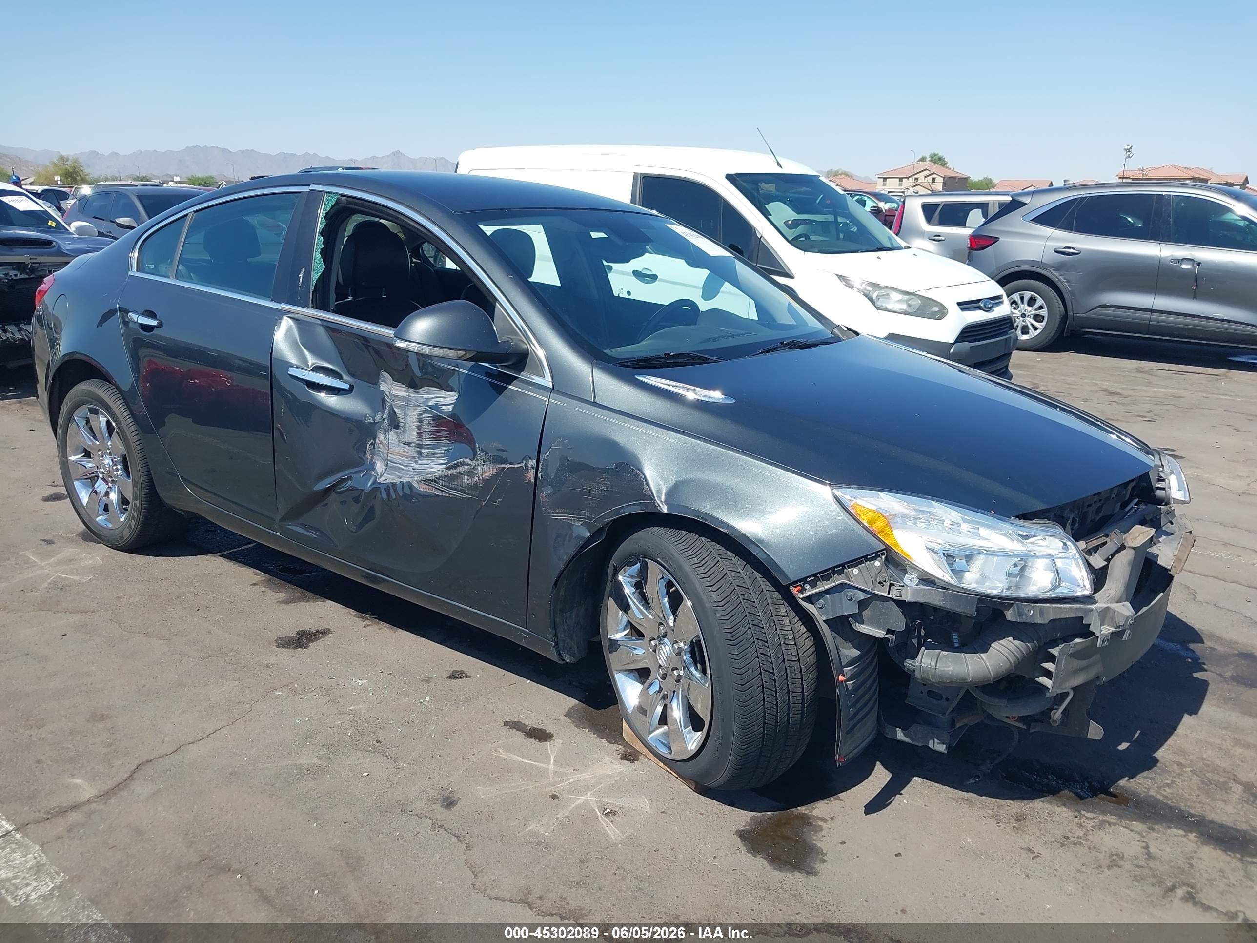 2013 Buick Regal Turbo - Premium 1 Gray vin: 2G4GS5EV7D9167442