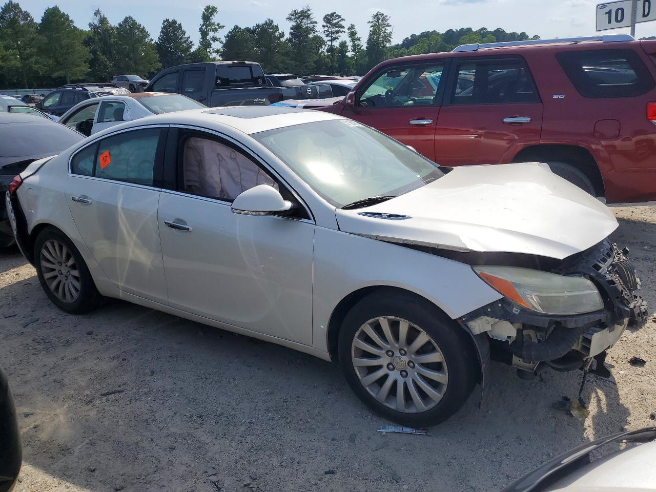 2013 Buick Regal Premium White vin: 2G4GS5EV7D9167568