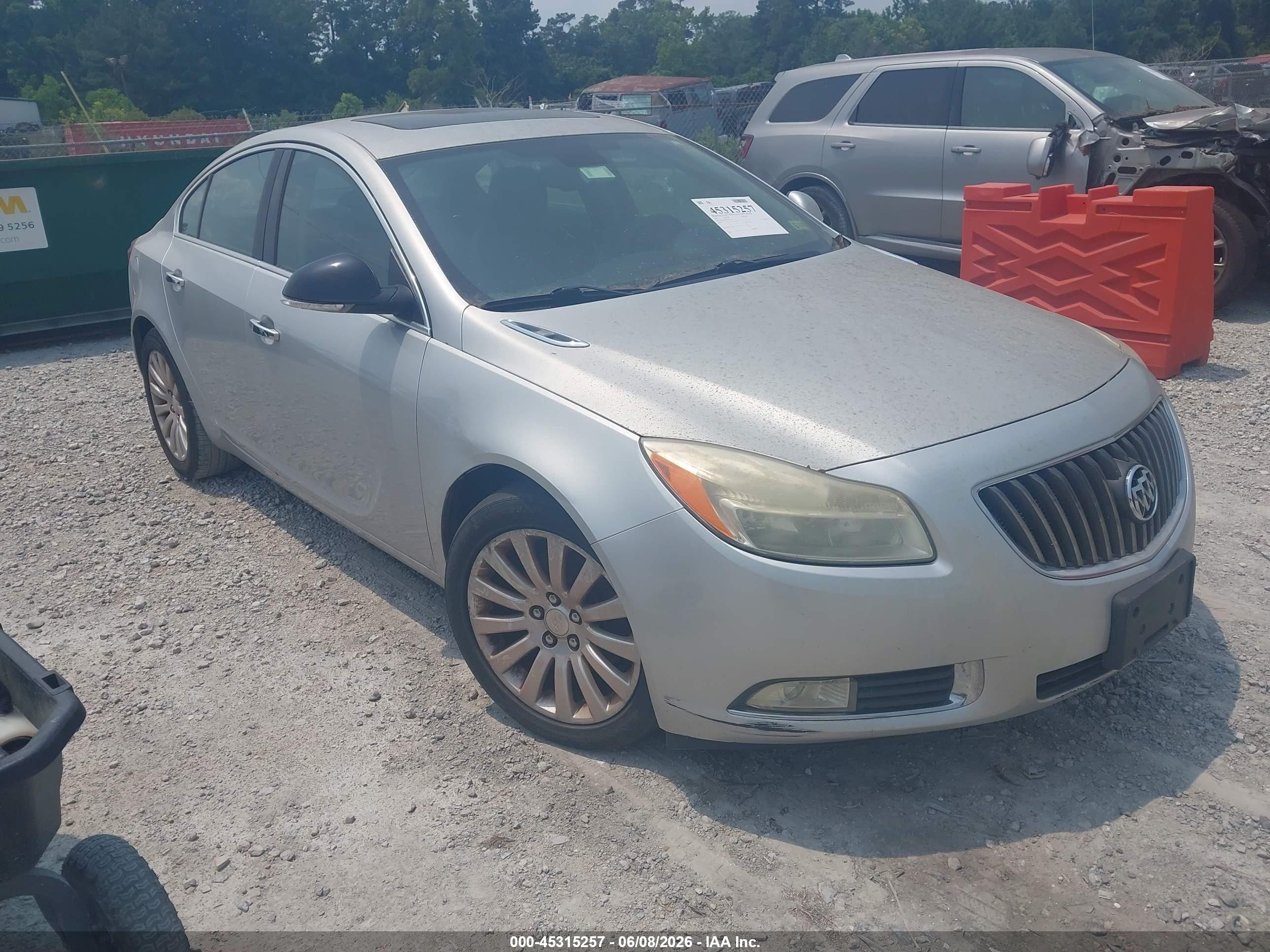 2012 Buick Regal Turbo - Premium 1 Silver vin: 2G4GS5EV9C9155372