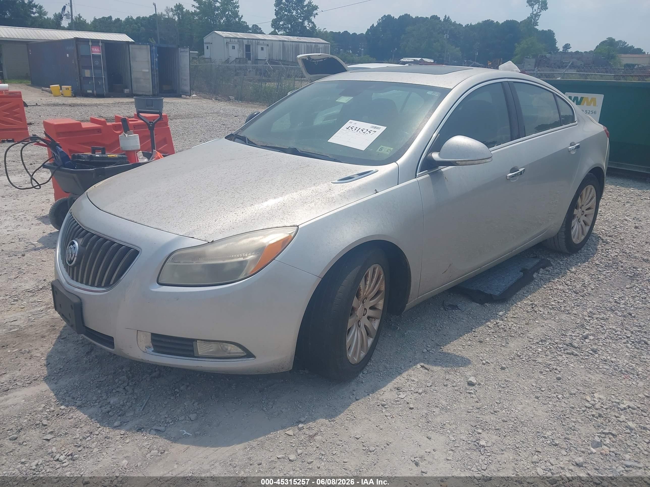 2012 Buick Regal Turbo - Premium 1 Silver vin: 2G4GS5EV9C9155372