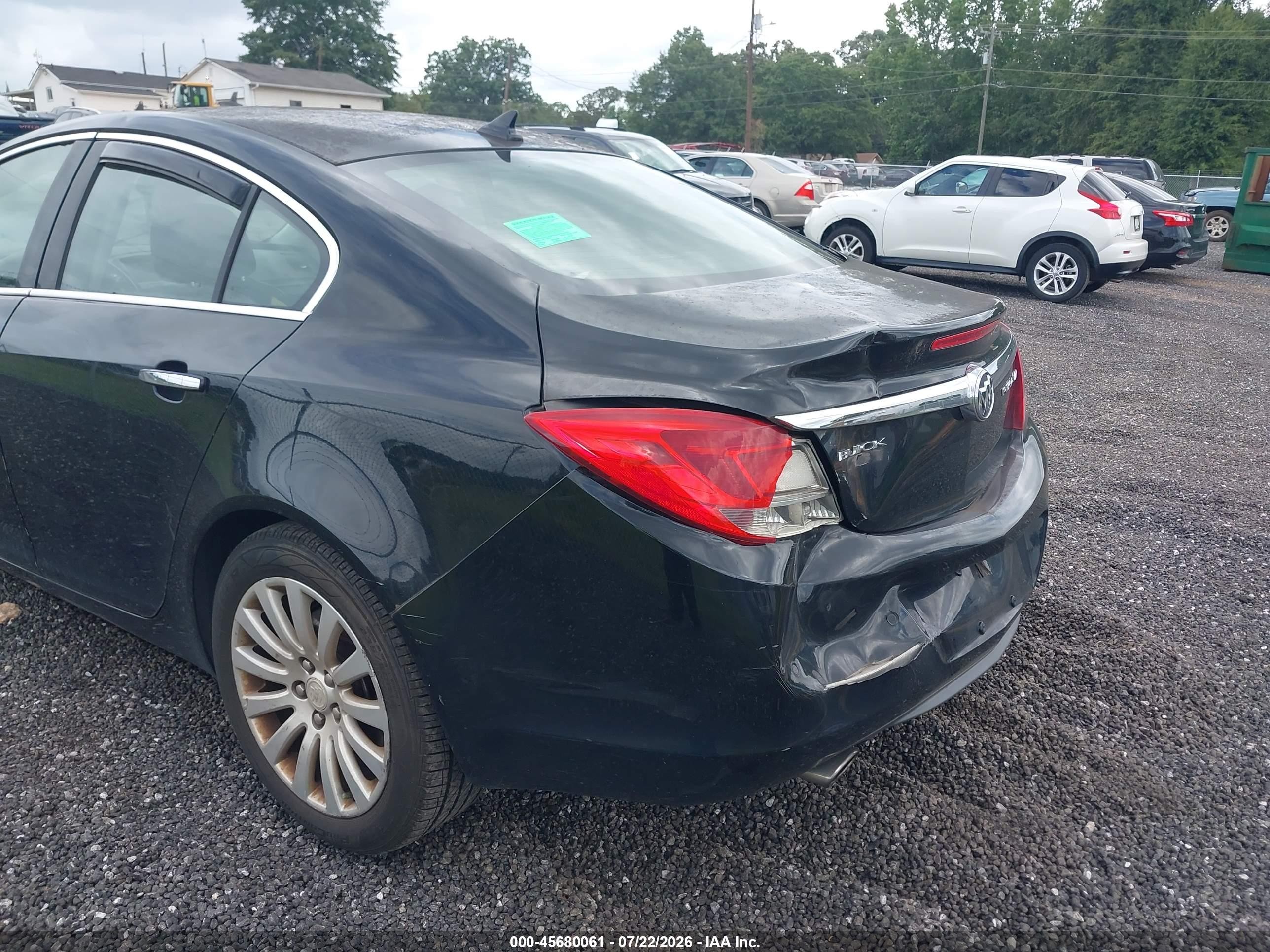 2012 Buick Regal Turbo - Premium 1 Black vin: 2G4GS5EV9C9188923
