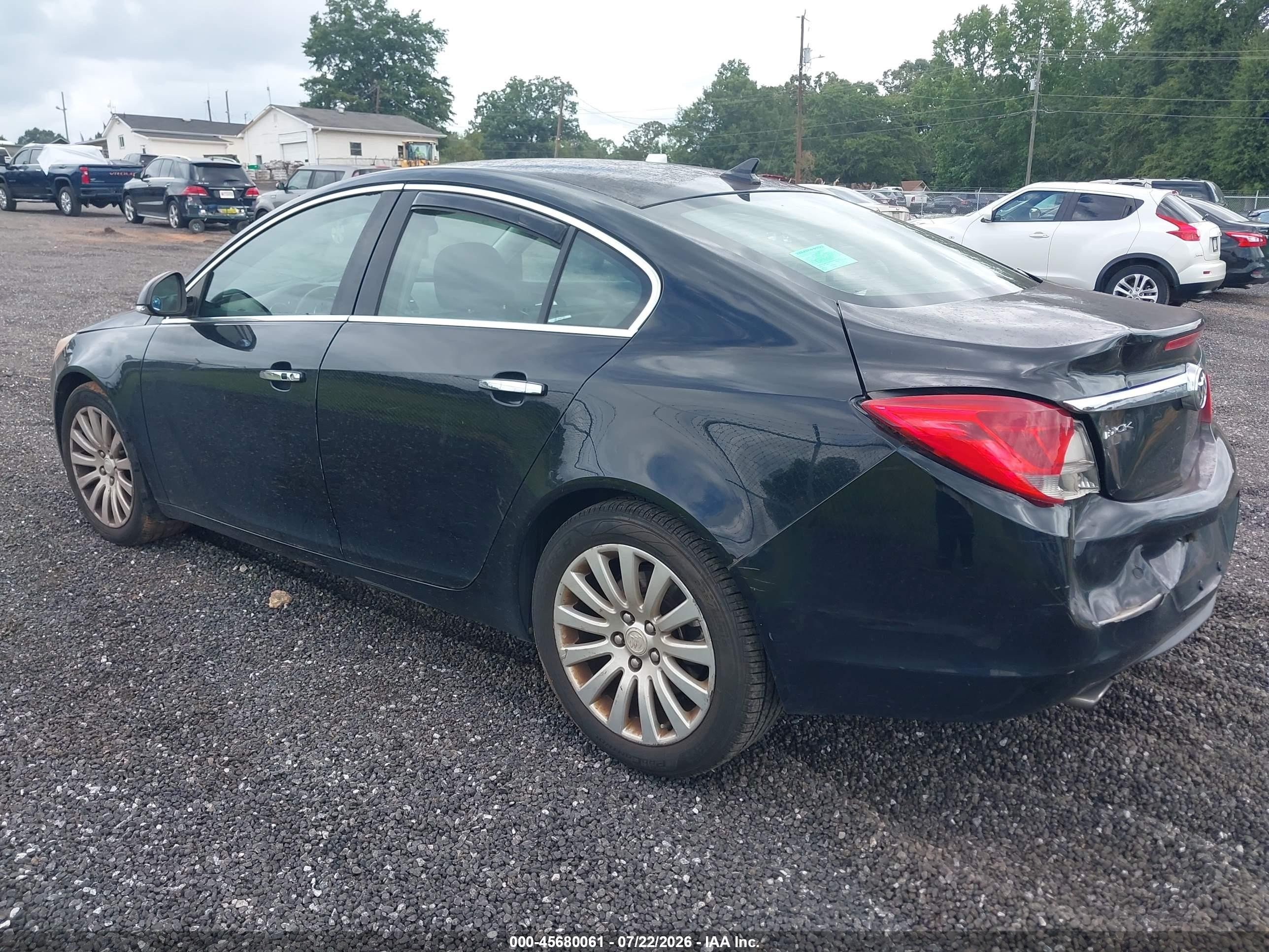 2012 Buick Regal Turbo - Premium 1 Black vin: 2G4GS5EV9C9188923