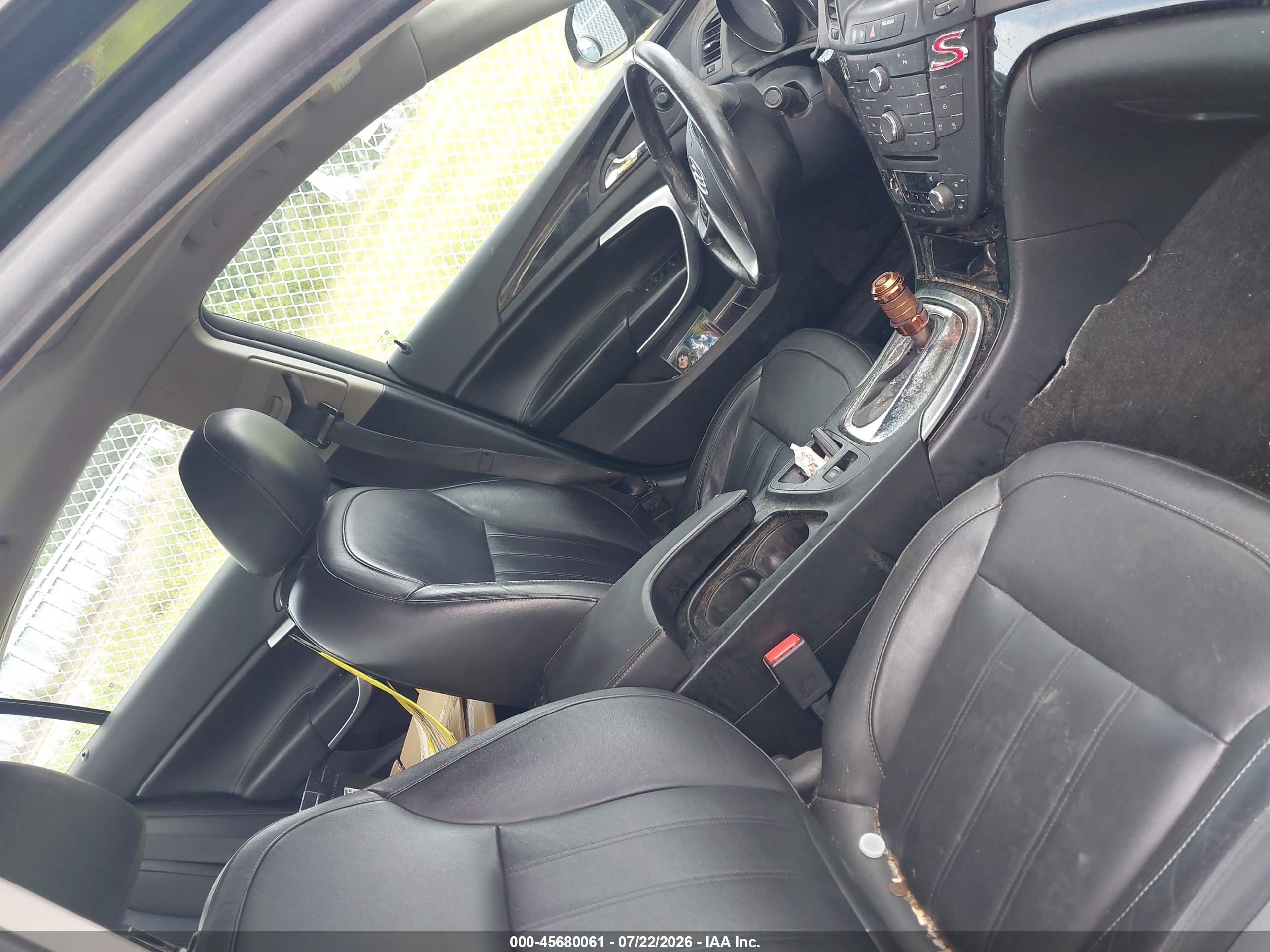 2012 Buick Regal Turbo - Premium 1 Black vin: 2G4GS5EV9C9188923