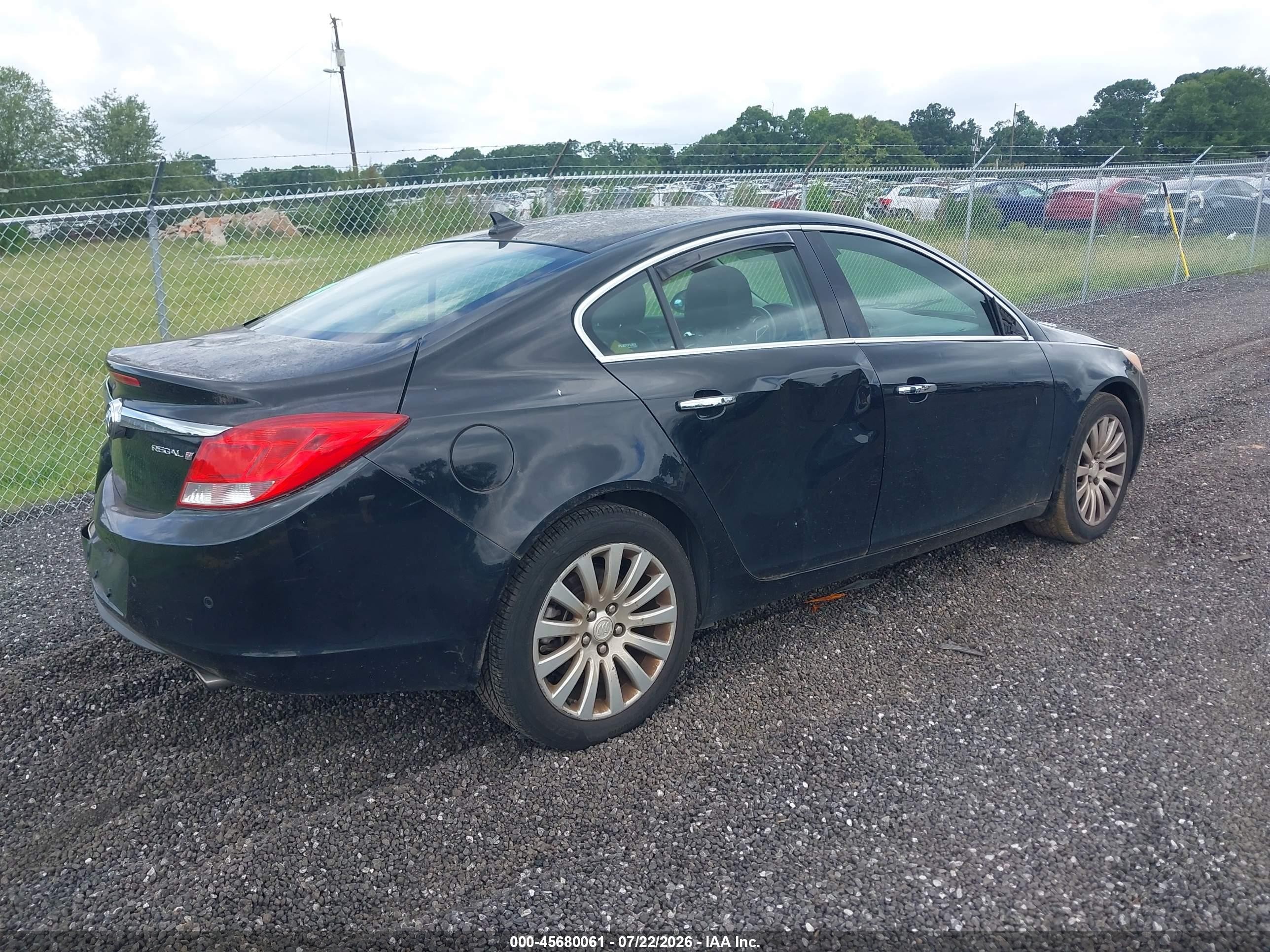 2012 Buick Regal Turbo - Premium 1 Black vin: 2G4GS5EV9C9188923