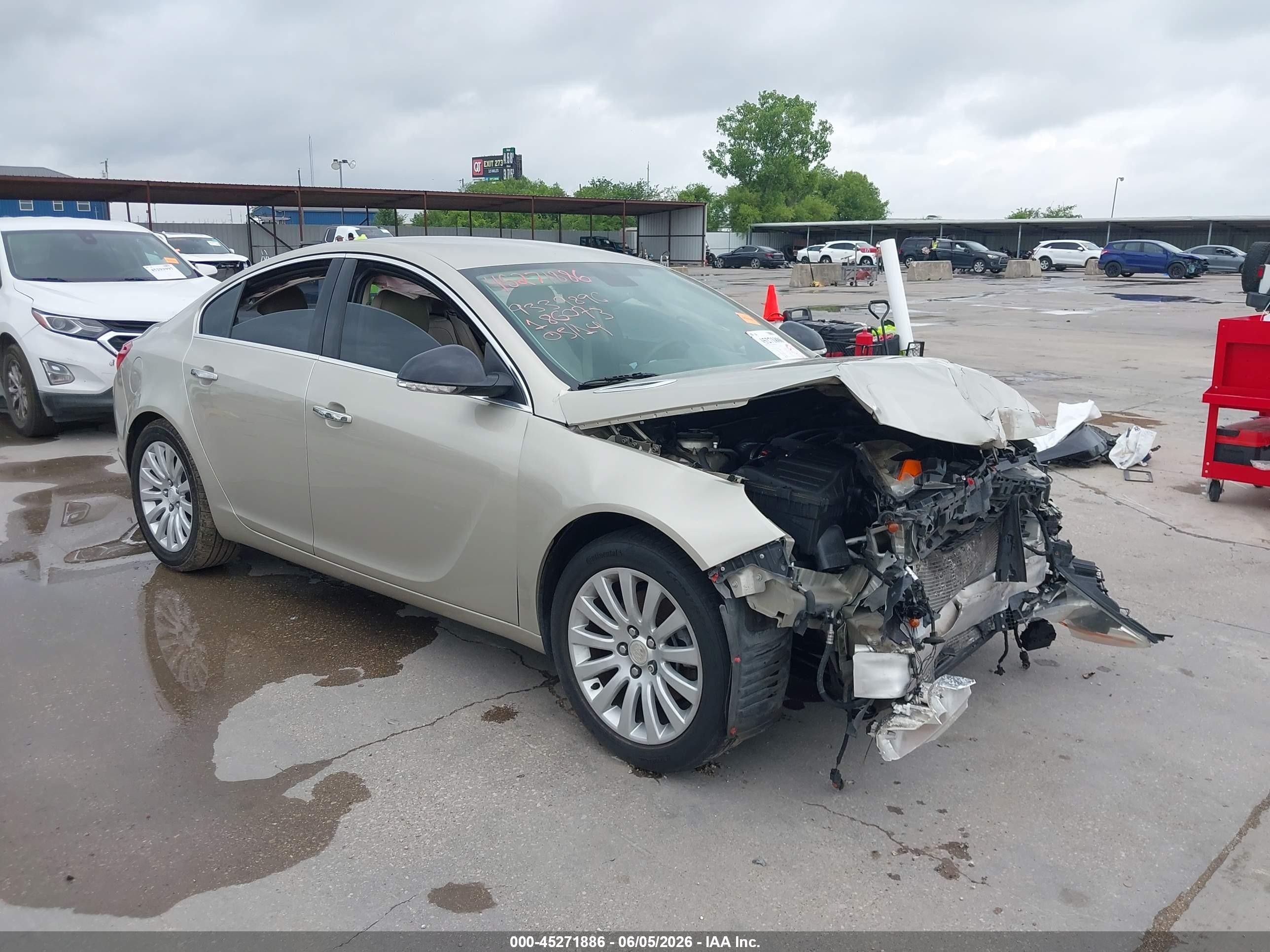 2013 Buick Regal Turbo - Premium 1 Beige vin: 2G4GS5EV9D9186073